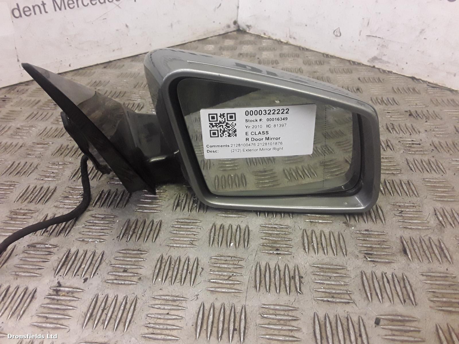 View Auto part R Door Mirror Mercedes E Class 2010