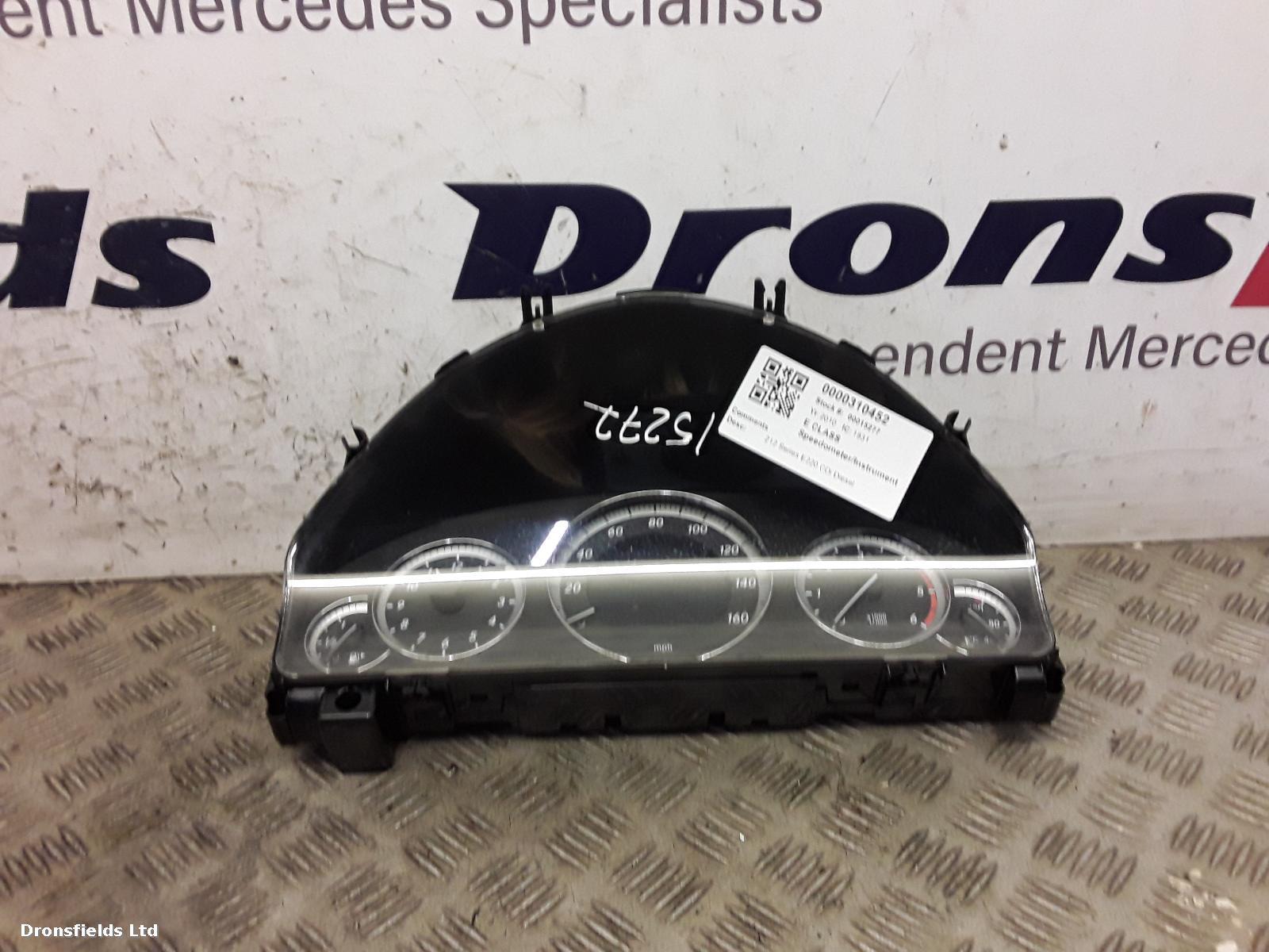 View Auto part Speedometer Mercedes E Class 2010