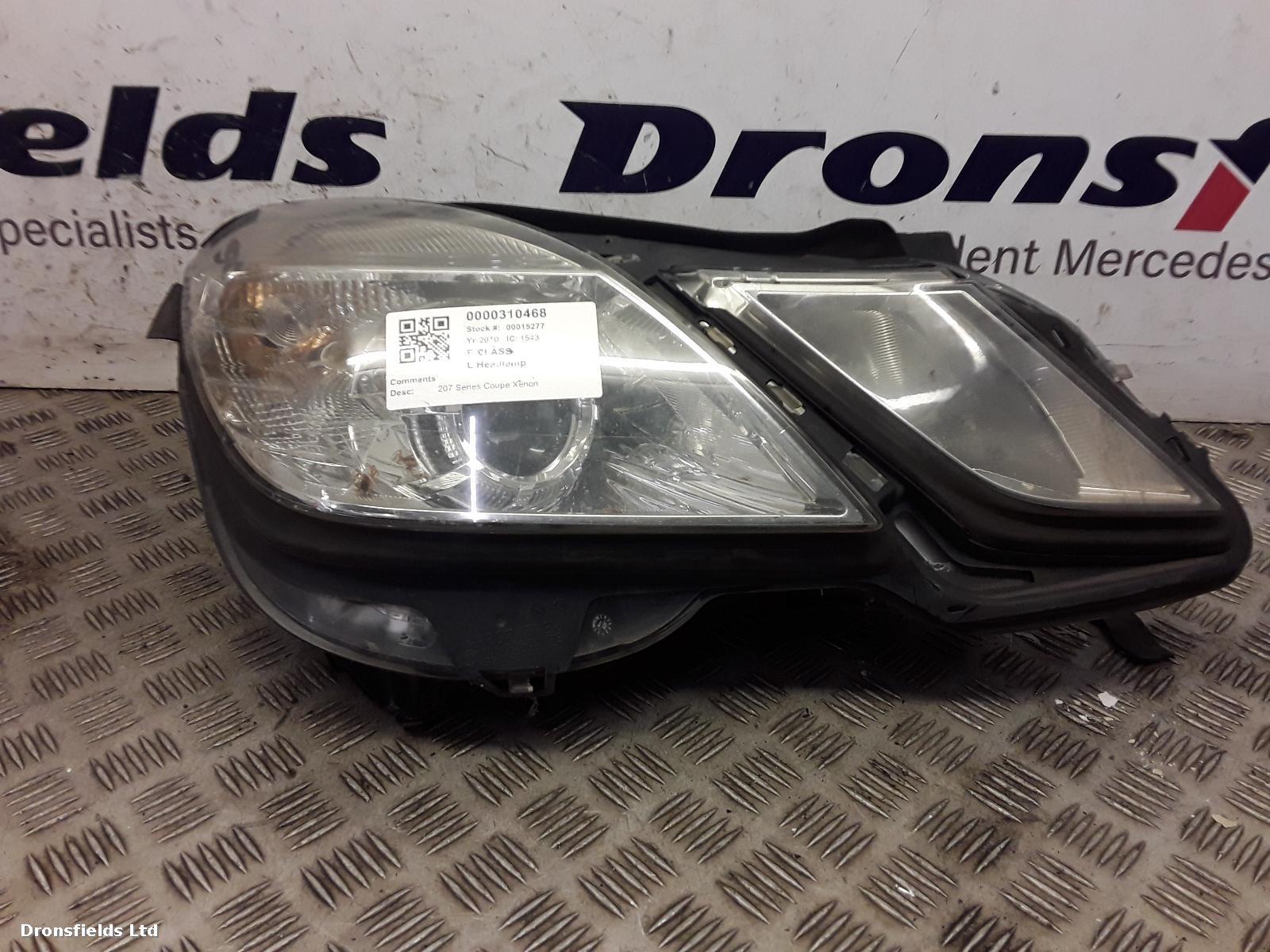 View Auto part L Headlamp Mercedes E Class 2010