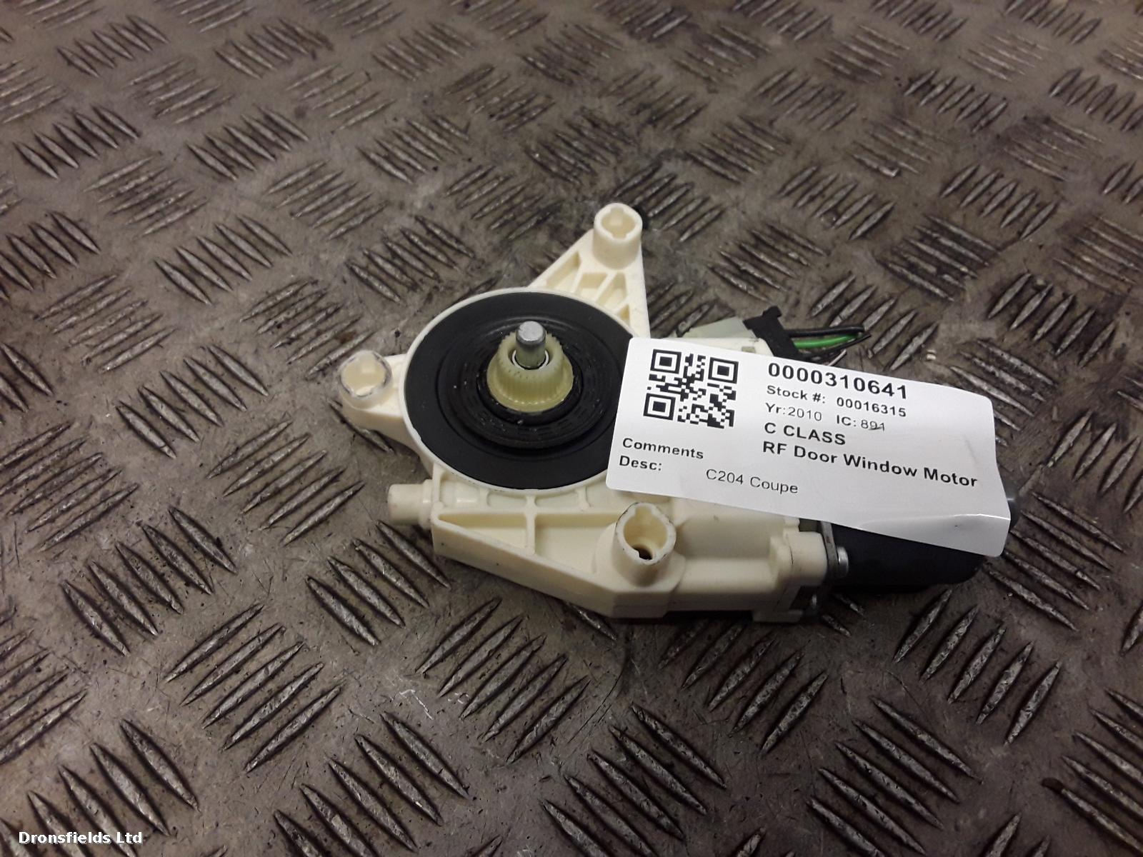 View Auto part RF Door Window Motor Mercedes C Class 2010