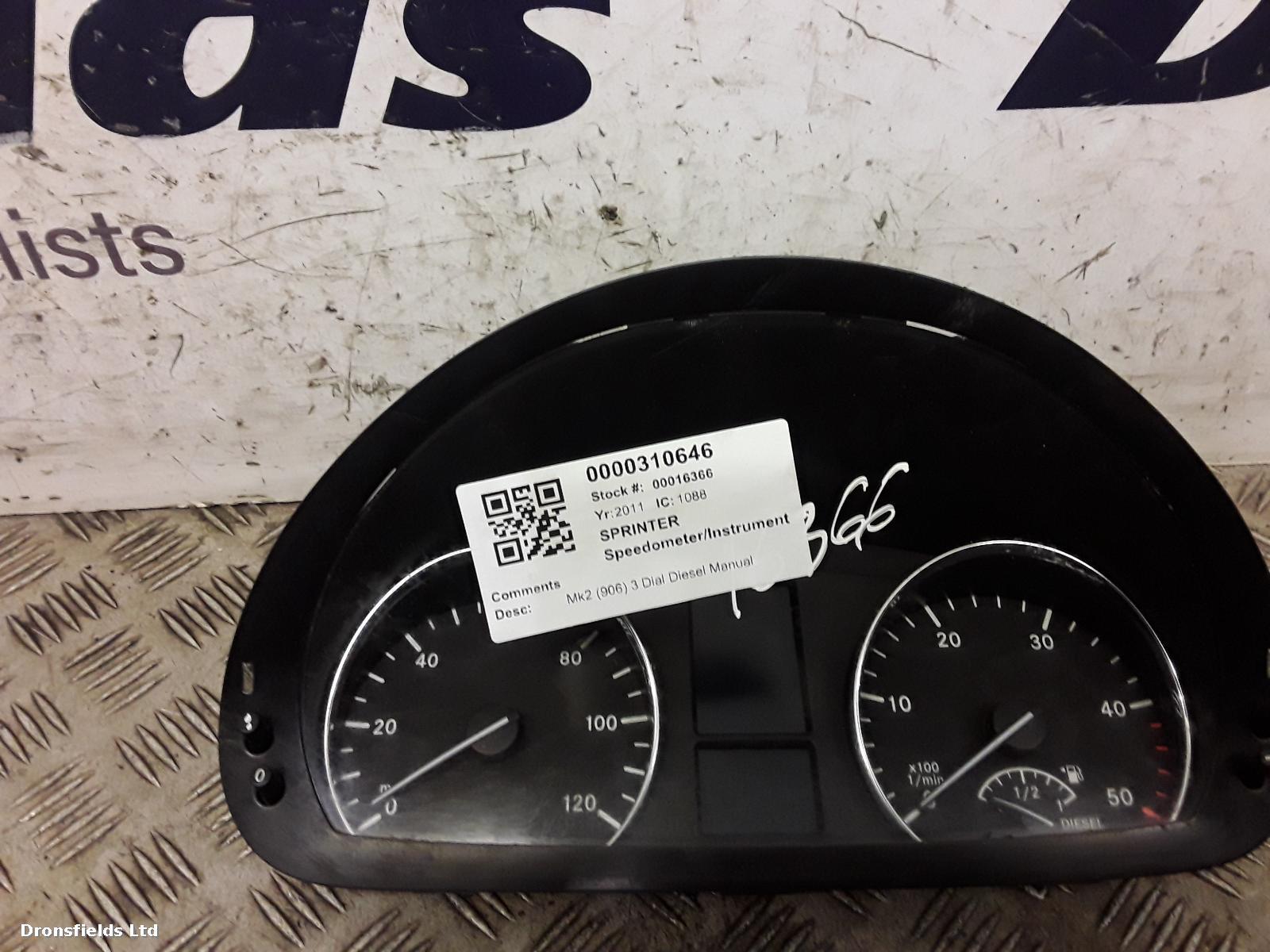 View Auto part Speedometer Mercedes Sprinter 2011