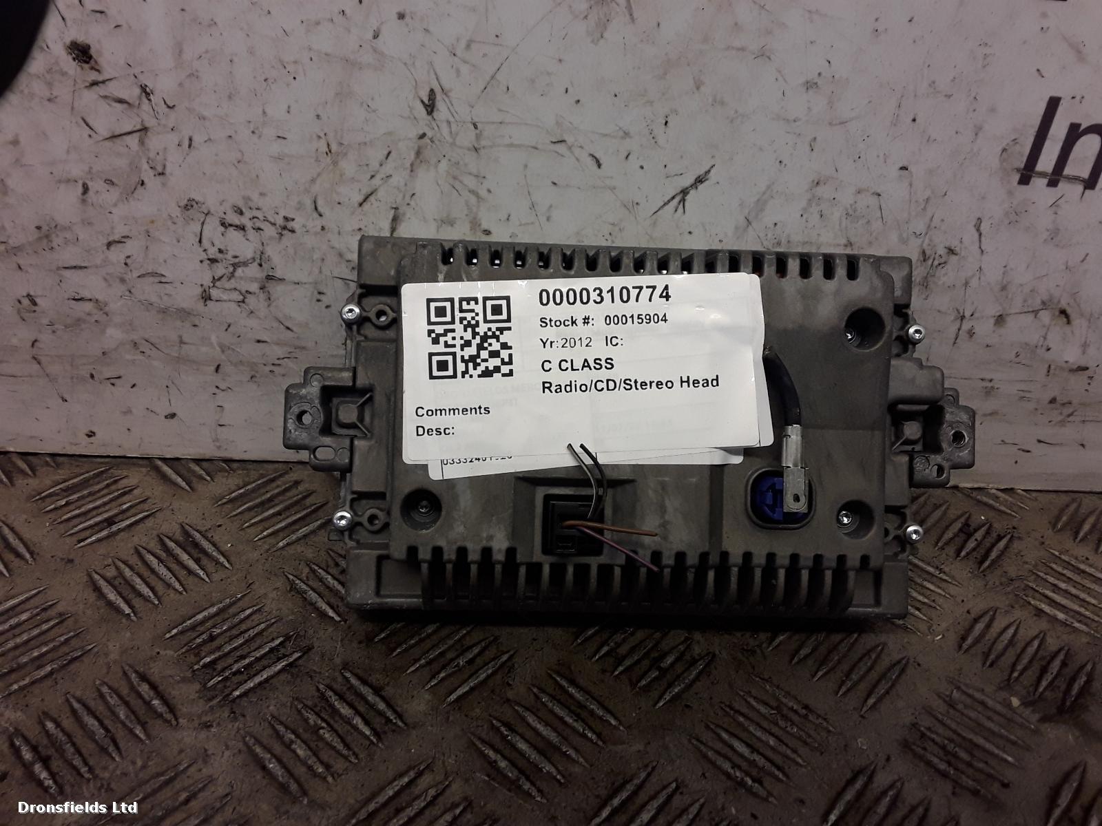 View Auto part A/V Equipment Mercedes C Class 2012
