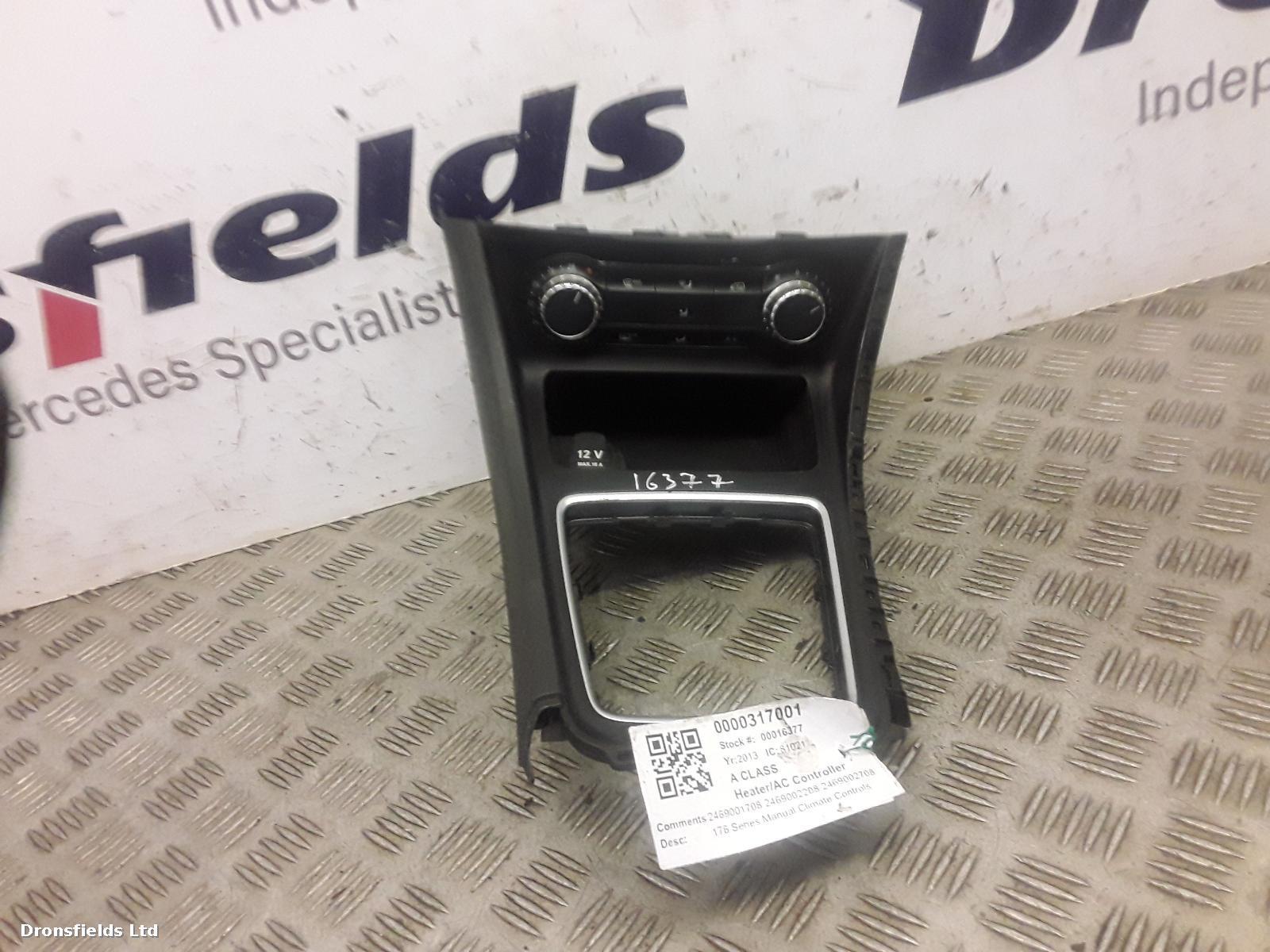 View Auto part Heater/AC Controller Mercedes A Class 2013