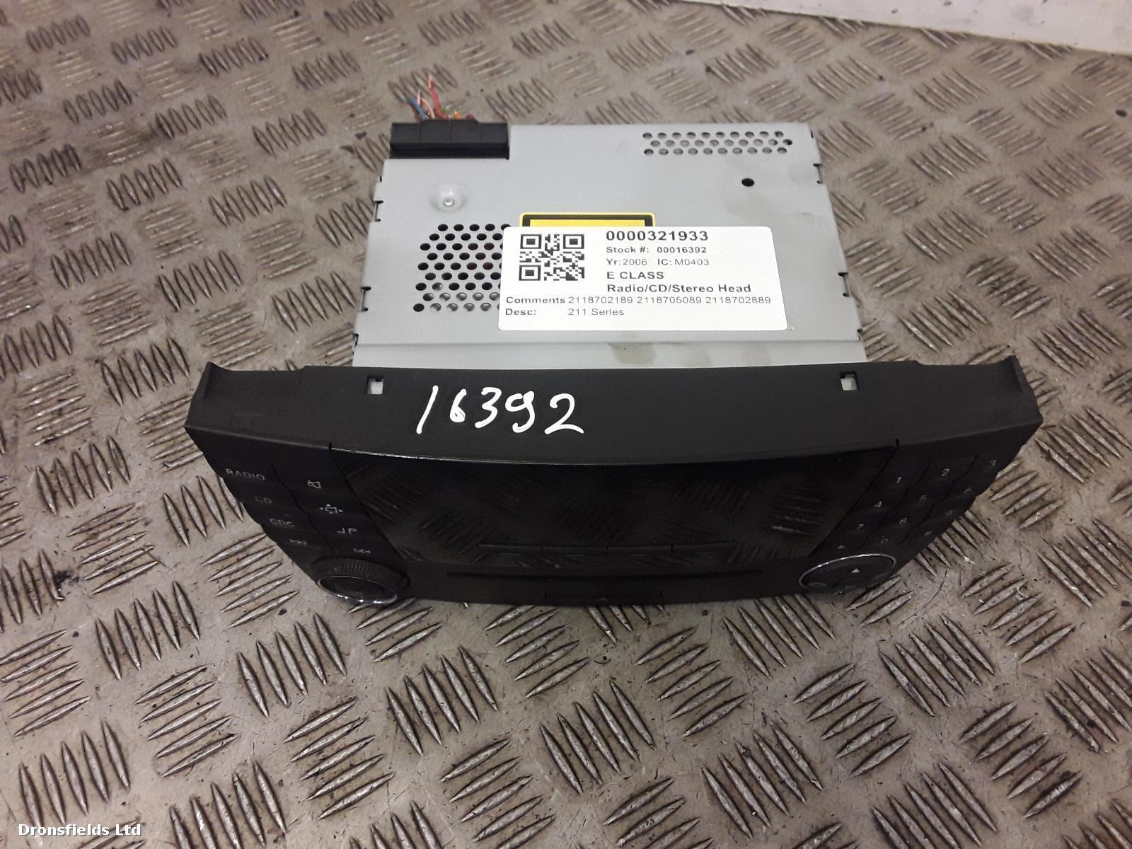 View Auto part A/V Equipment Mercedes E Class 2006
