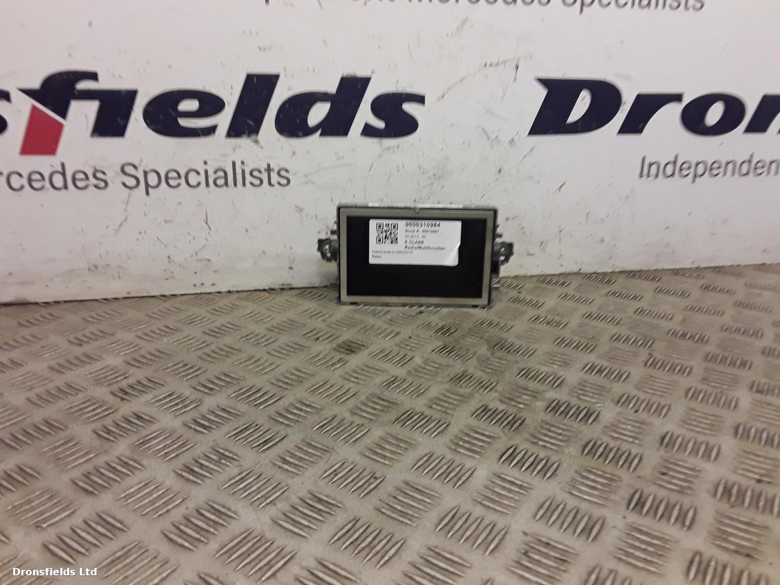 View Auto part Radio Display Mercedes E Class 2013
