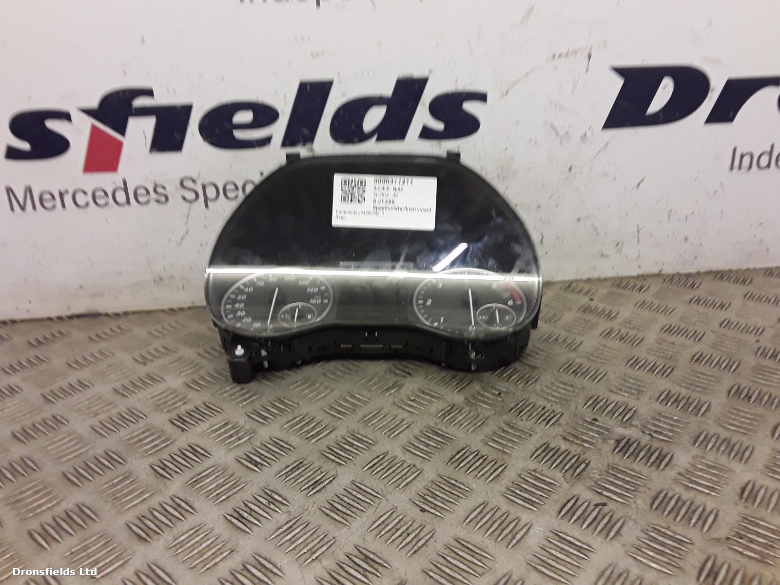 View Auto part Speedometer Mercedes B Class 2016