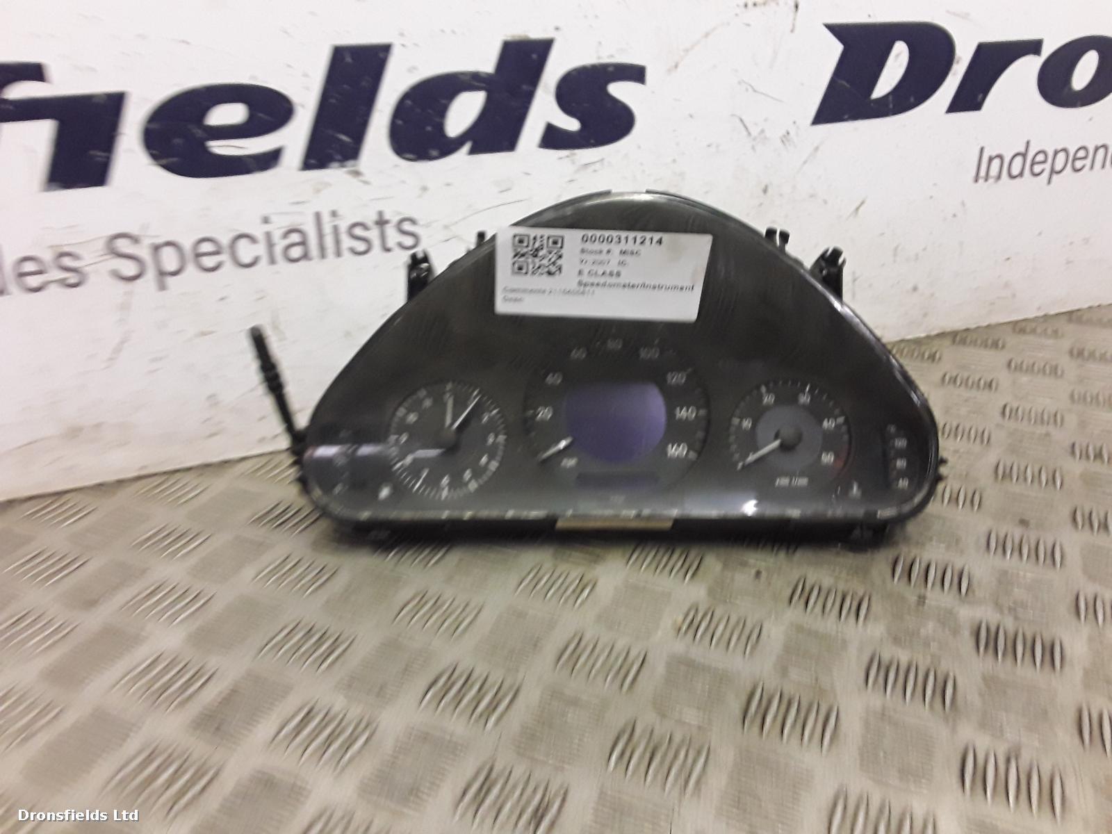 View Auto part Speedometer Mercedes E Class 2007