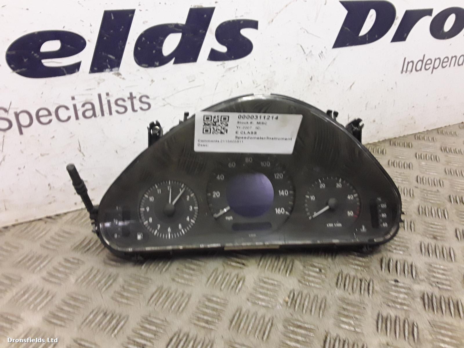 View Auto part Speedometer Mercedes E Class 2007