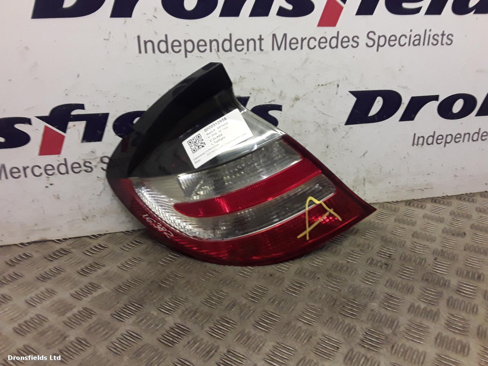 View Auto part L Taillight Mercedes C Class 2006