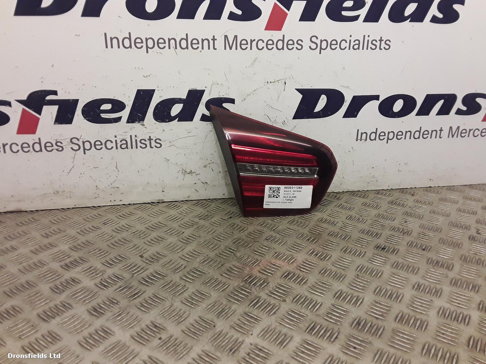 View Auto part L Taillight Mercedes Gla Class 2017