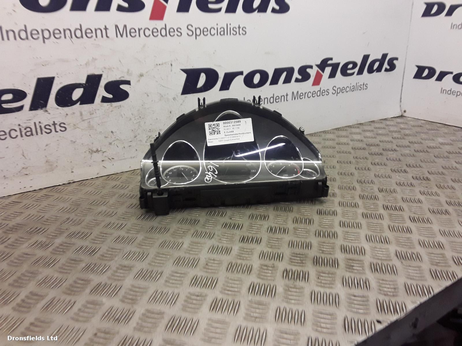 View Auto part Speedometer Mercedes E Class 2011