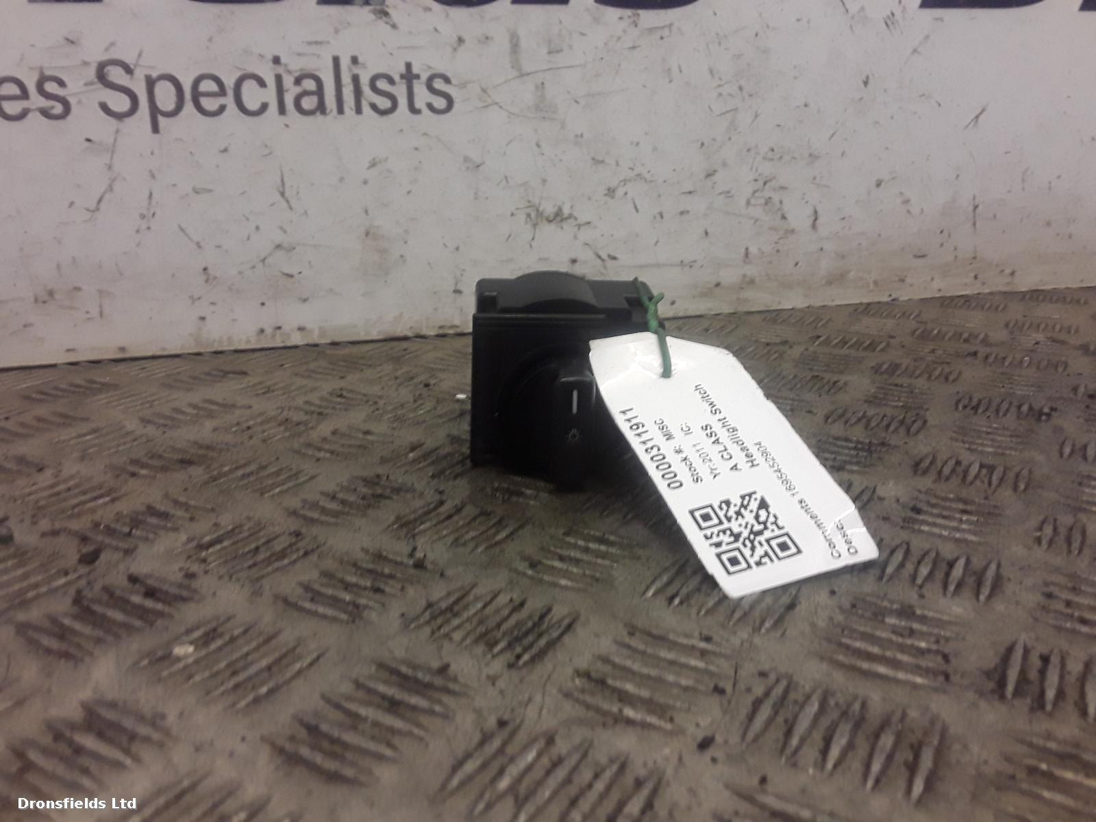 View Auto part Headlight Switch Mercedes A Class 2011