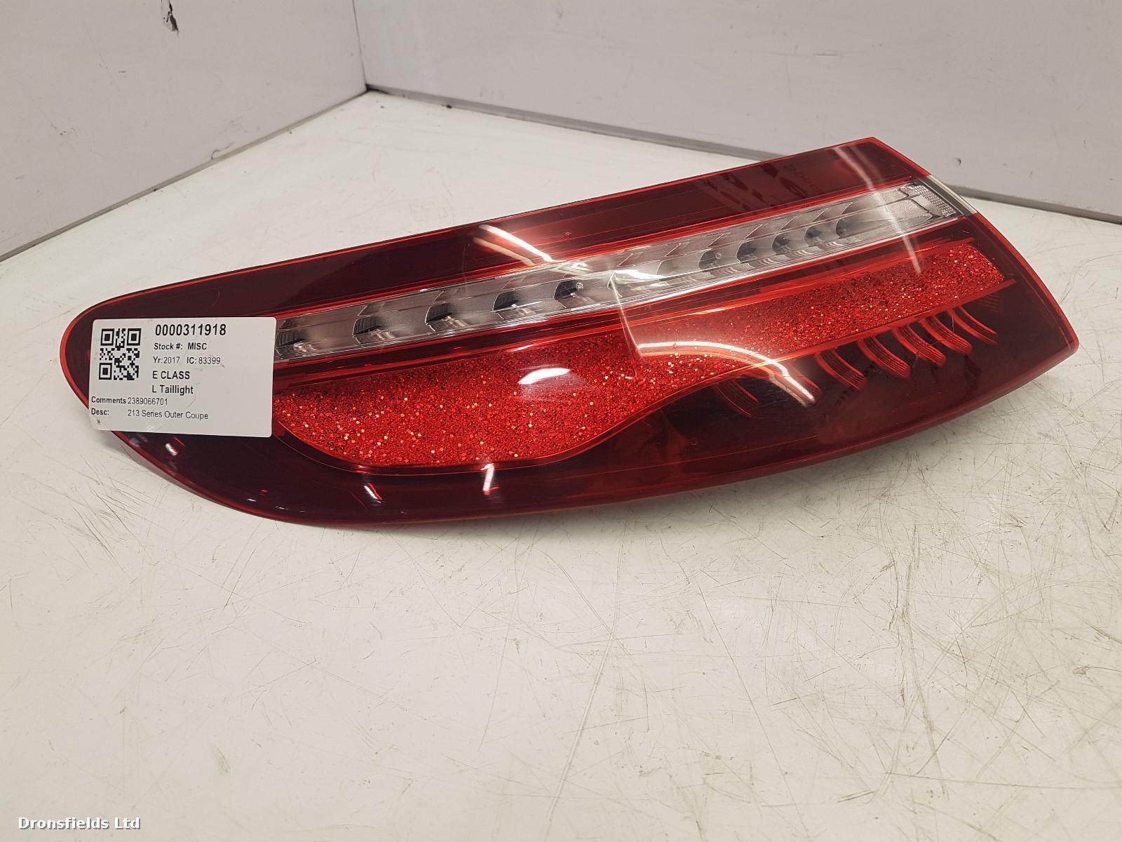 View Auto part L Taillight Mercedes E Class 2017