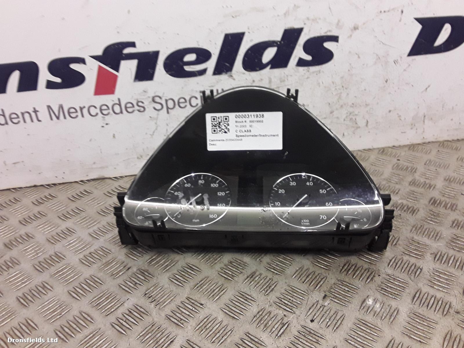 View Auto part Speedometer Mercedes C Class 2005