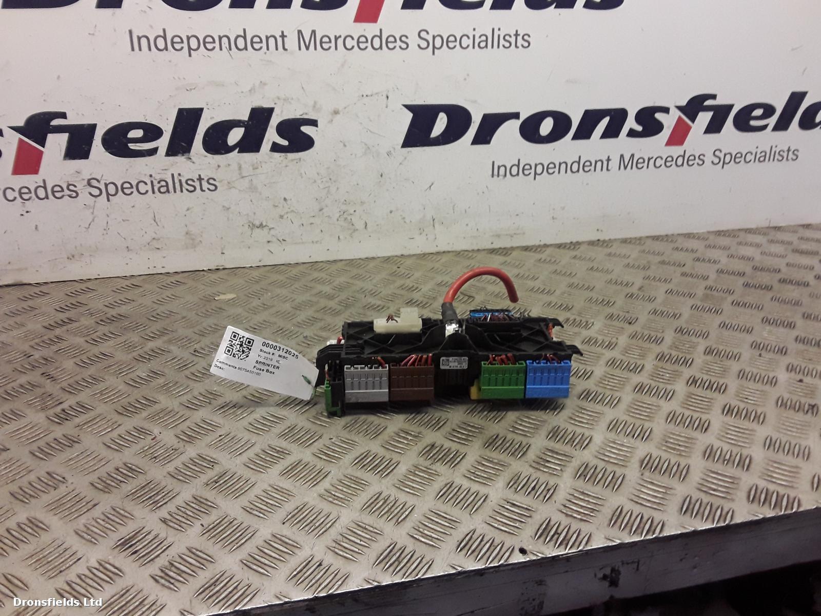View Auto part Fuse Box Mercedes Sprinter 2019