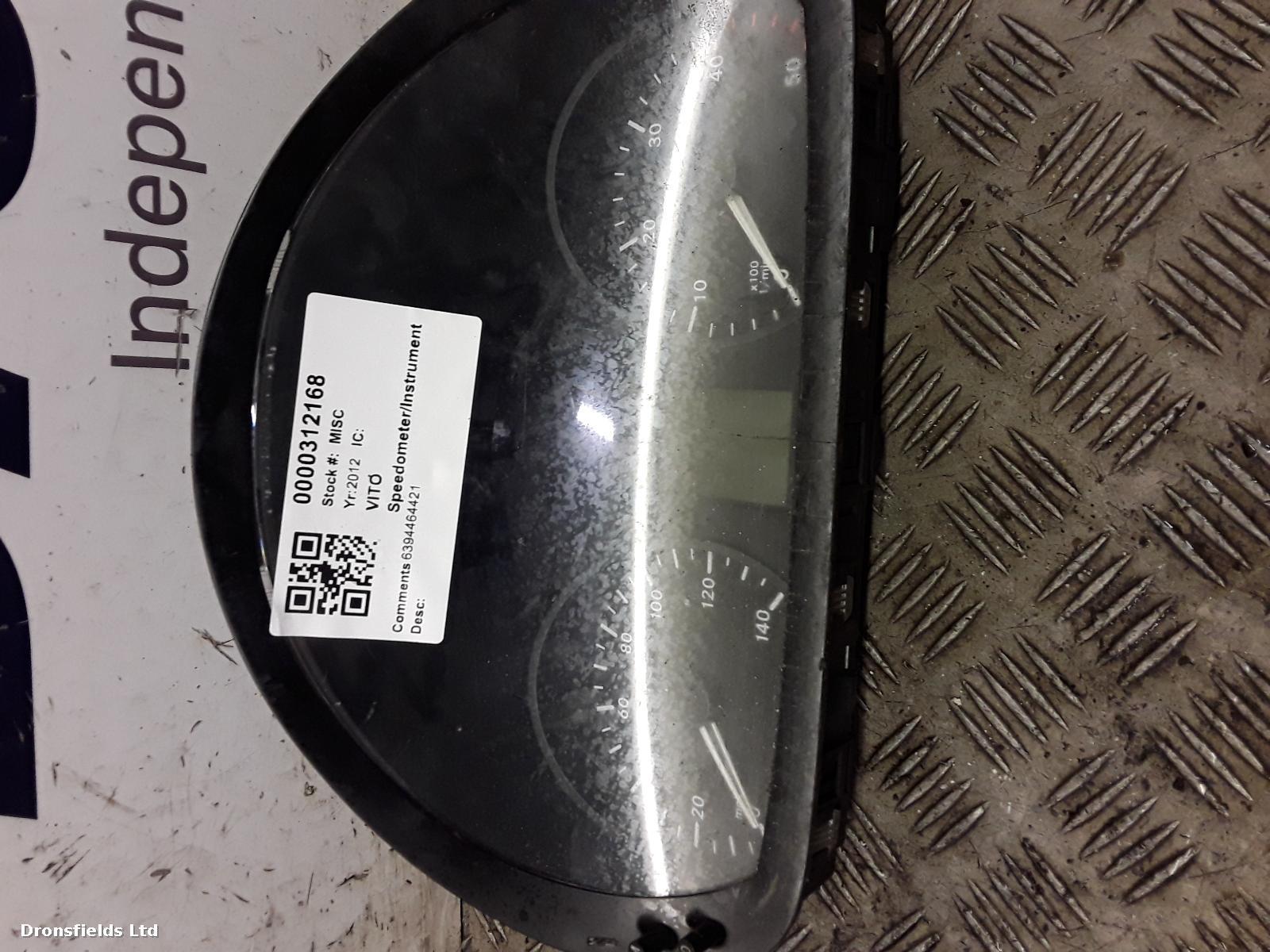 View Auto part Speedometer Mercedes Vito 2012