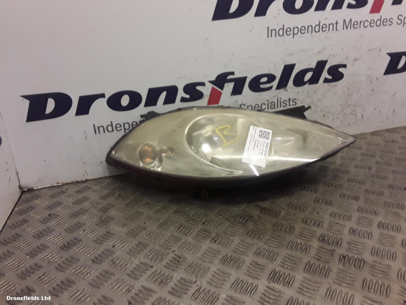View Auto part R Headlamp Mercedes A Class 2006