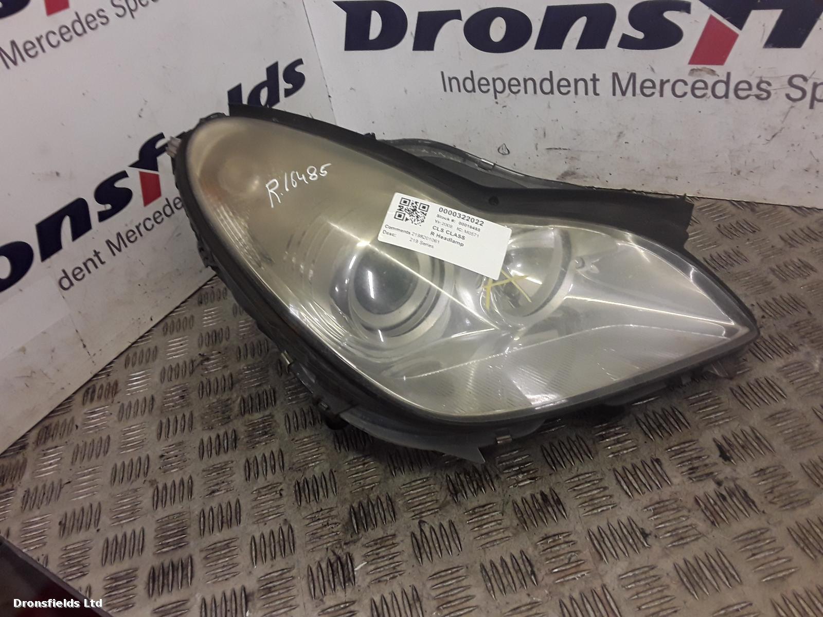 View Auto part R Headlamp Mercedes Cls Class 2008