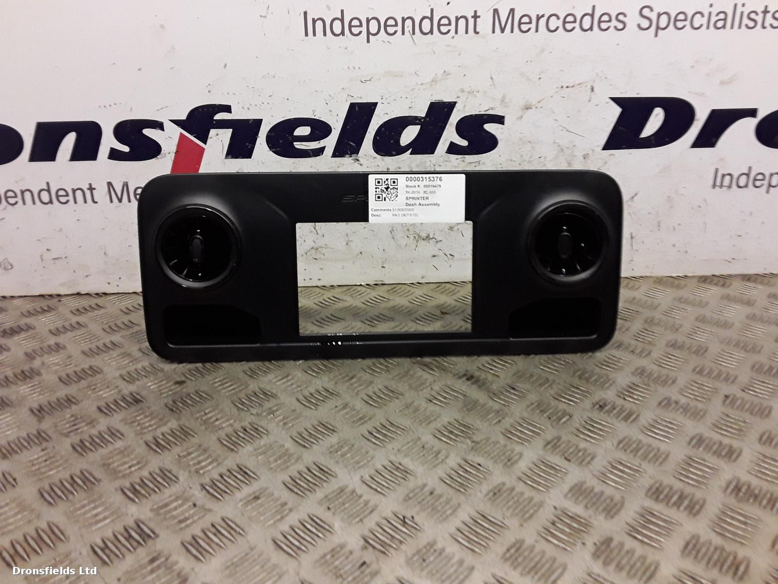 View Auto part Dash Assembly Mercedes Sprinter 2019