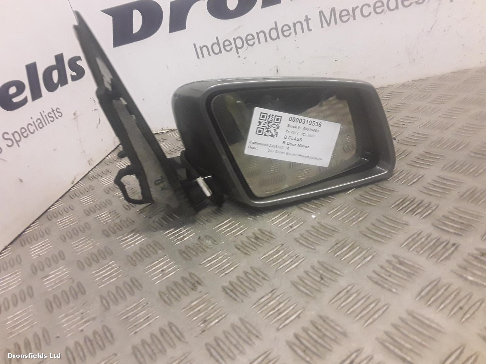 View Auto part R Door Mirror Mercedes B Class 2012