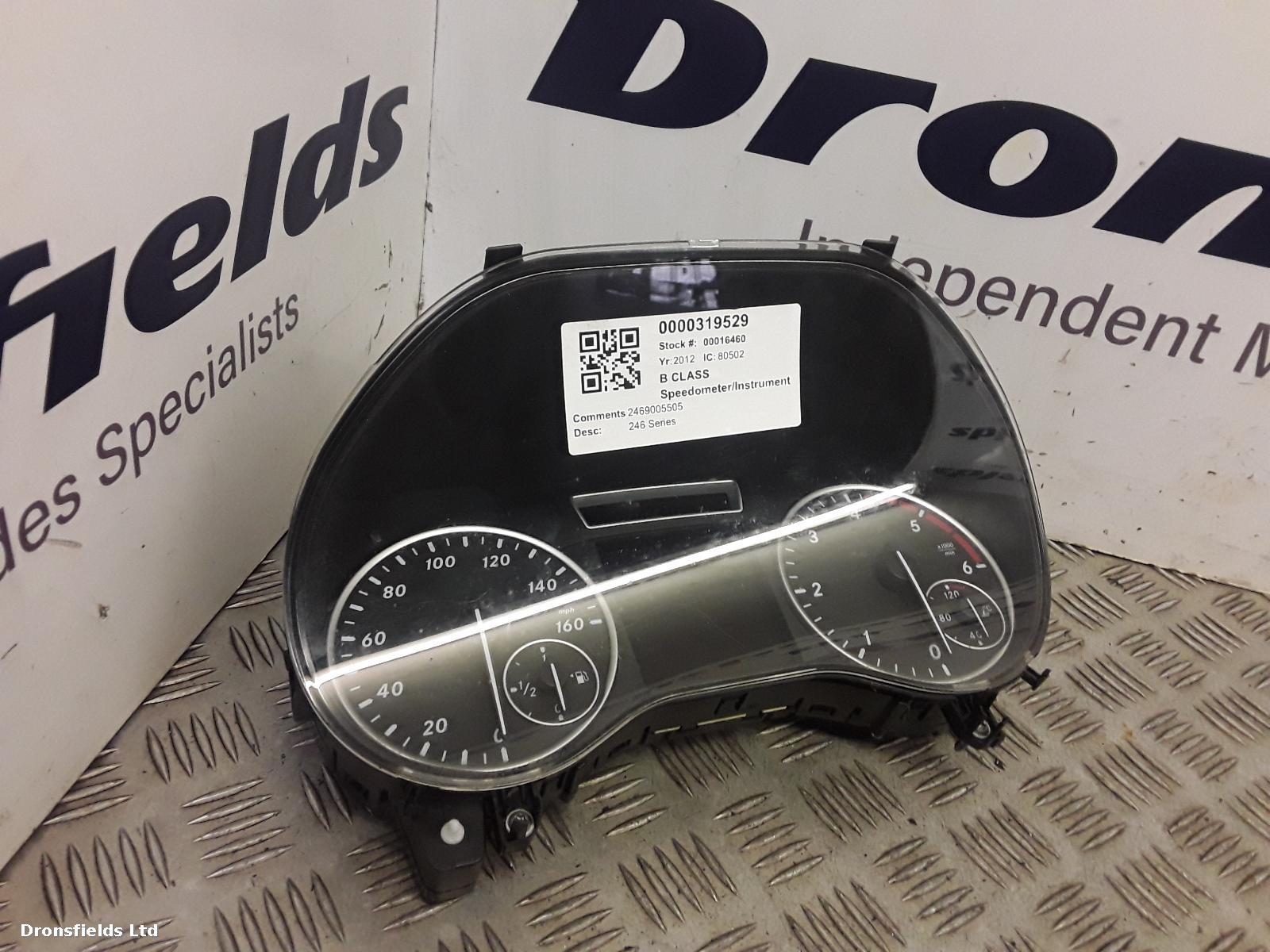 View Auto part Speedometer Mercedes B Class 2012