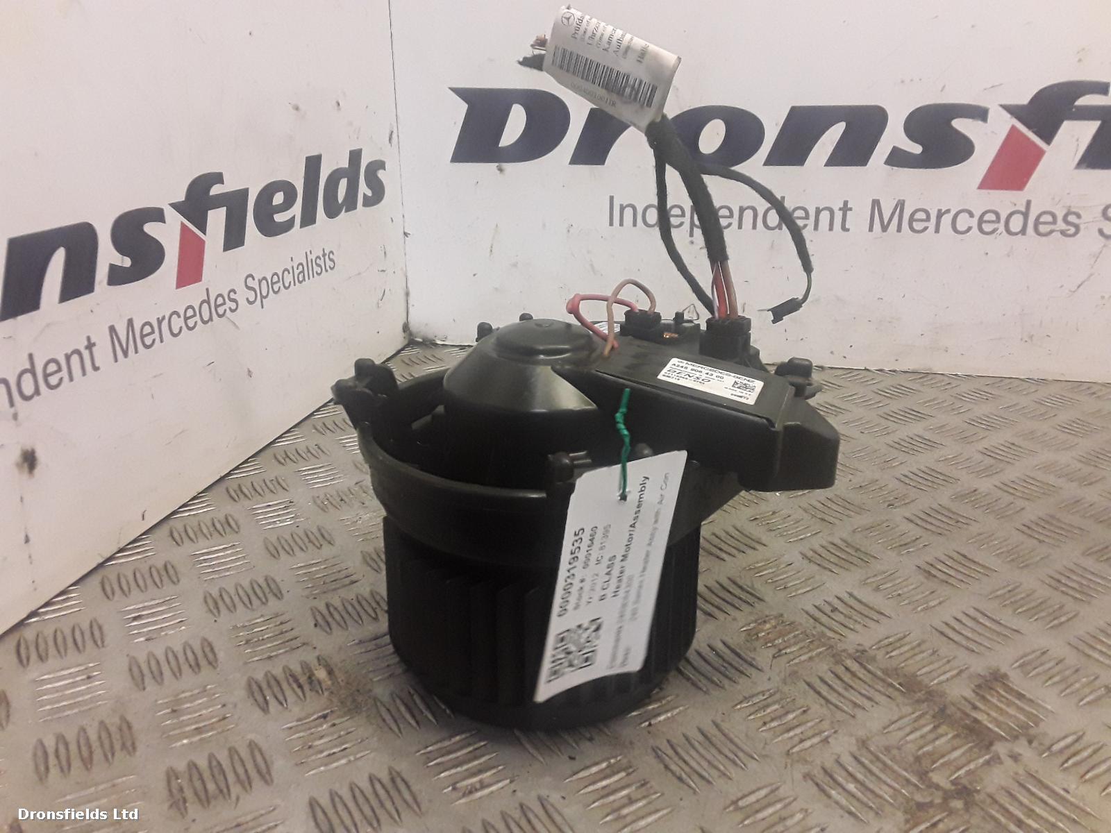 View Auto part Heater Motor/Assembly Mercedes B Class 2012