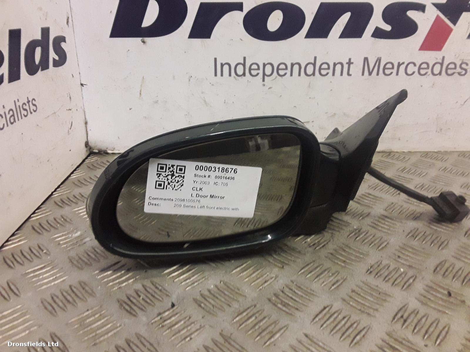 View Auto part L Door Mirror Mercedes Clk 2003