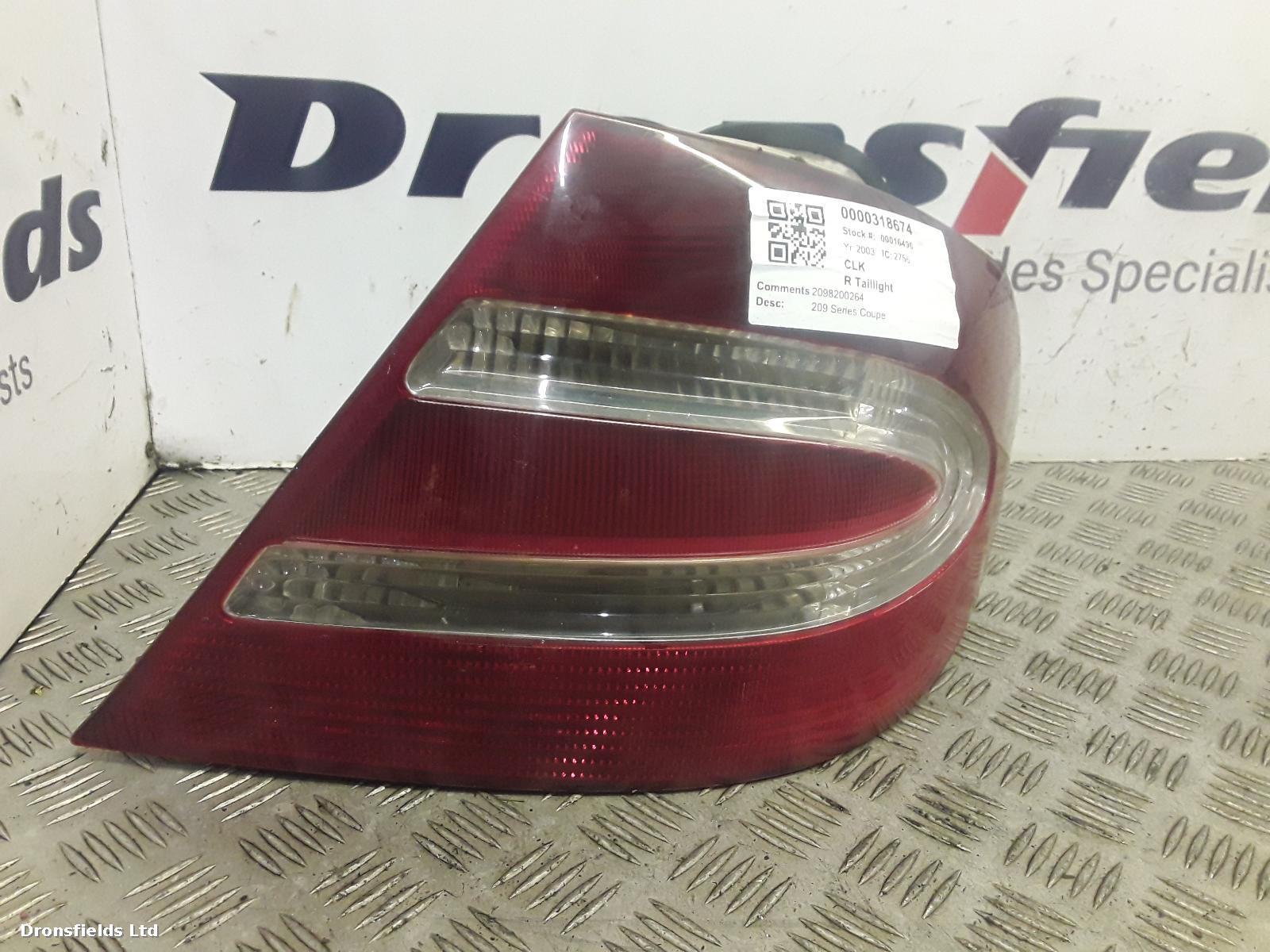 View Auto part R Taillight Mercedes Clk 2003
