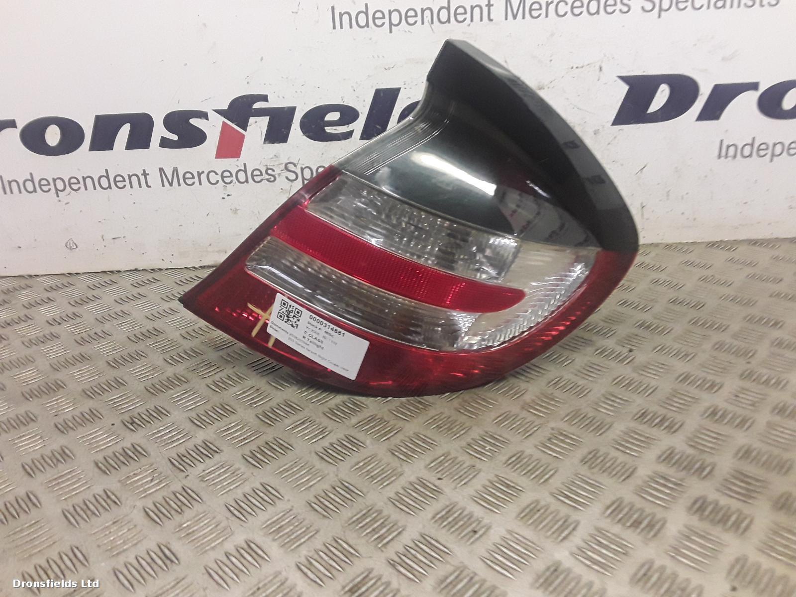 View Auto part R Taillight Mercedes C Class 2008