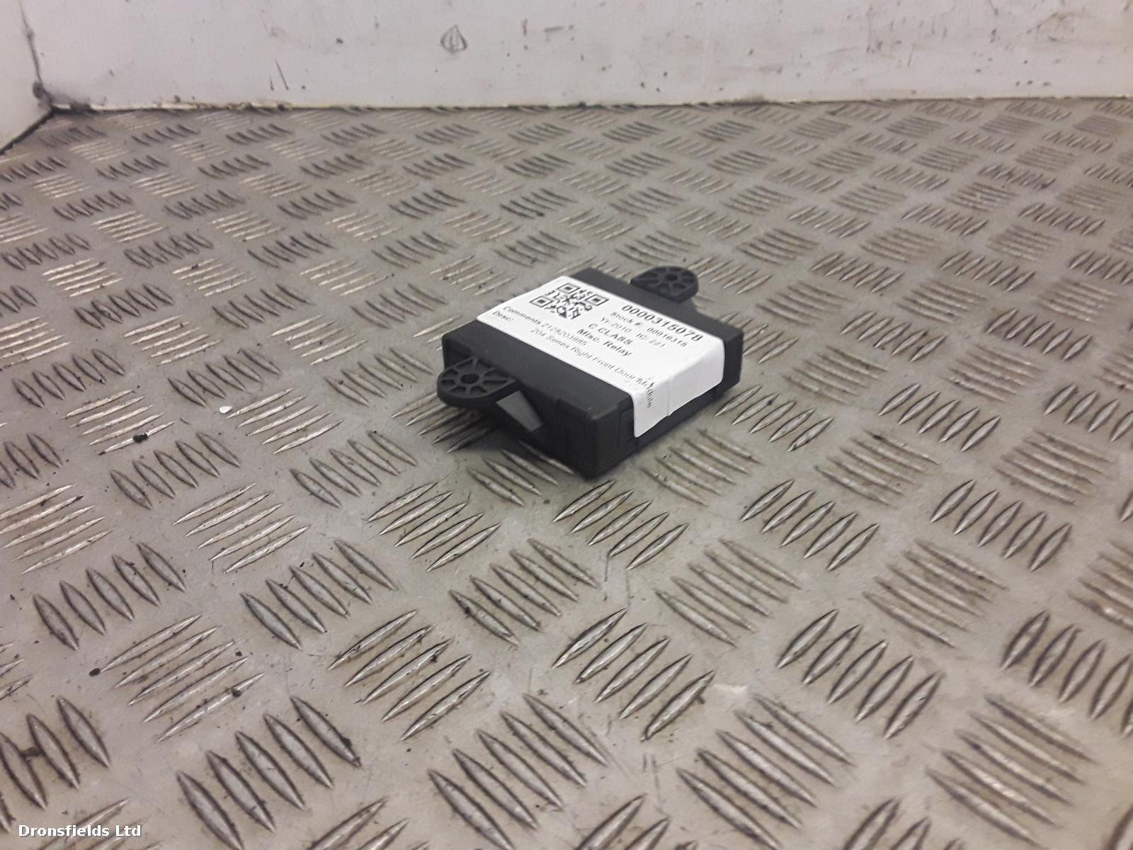 View Auto part Misc. Relay Mercedes C Class 2010