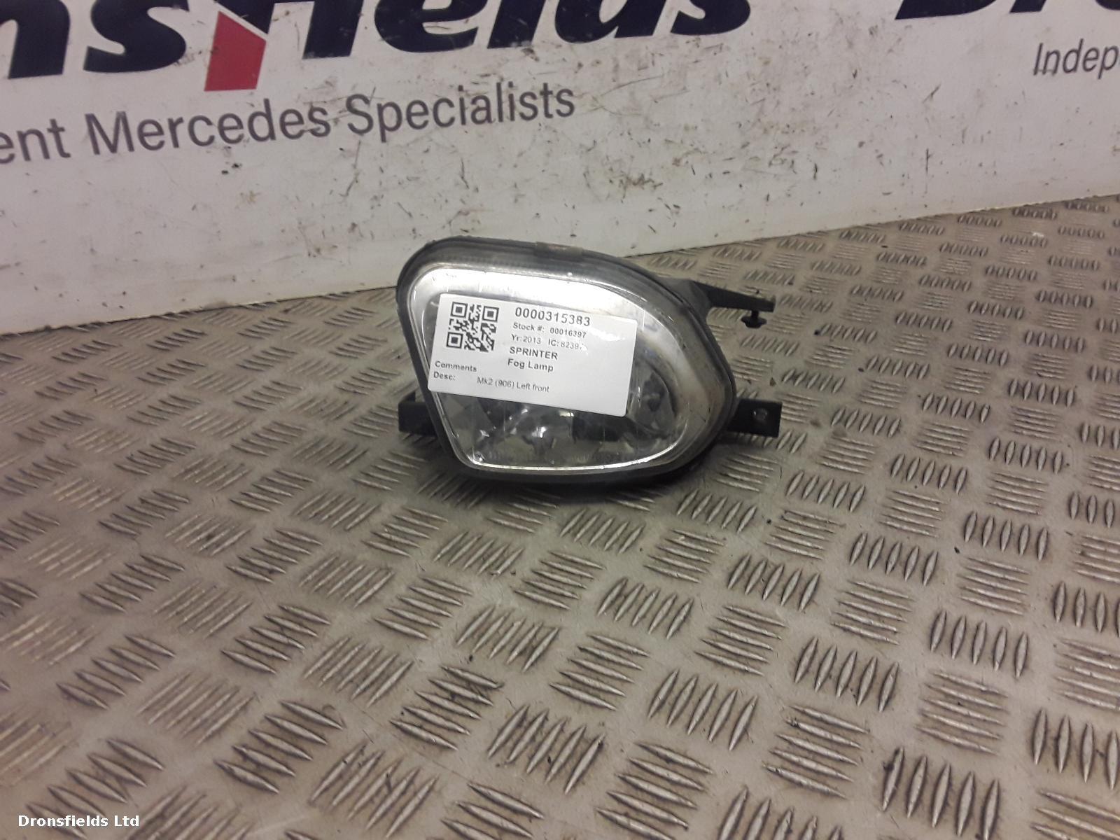View Auto part Fog Lamp Mercedes Sprinter 2013