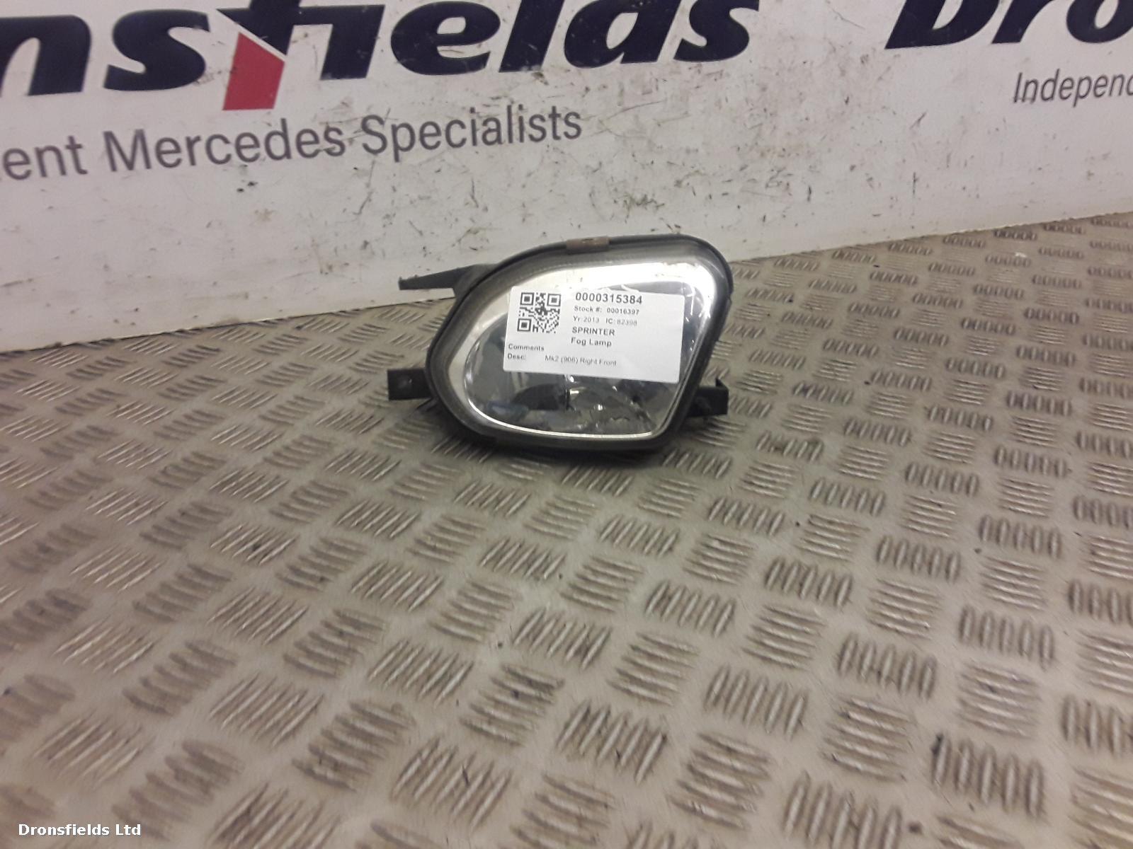 View Auto part Fog Lamp Mercedes Sprinter 2013