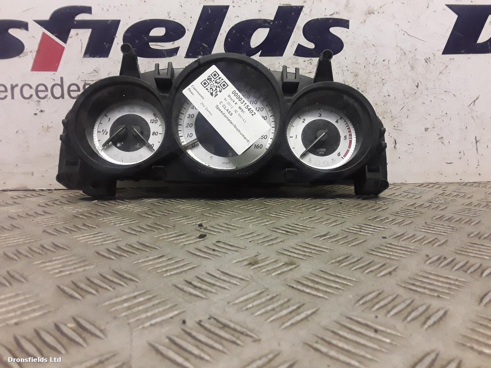 View Auto part Speedometer Mercedes C Class 2012