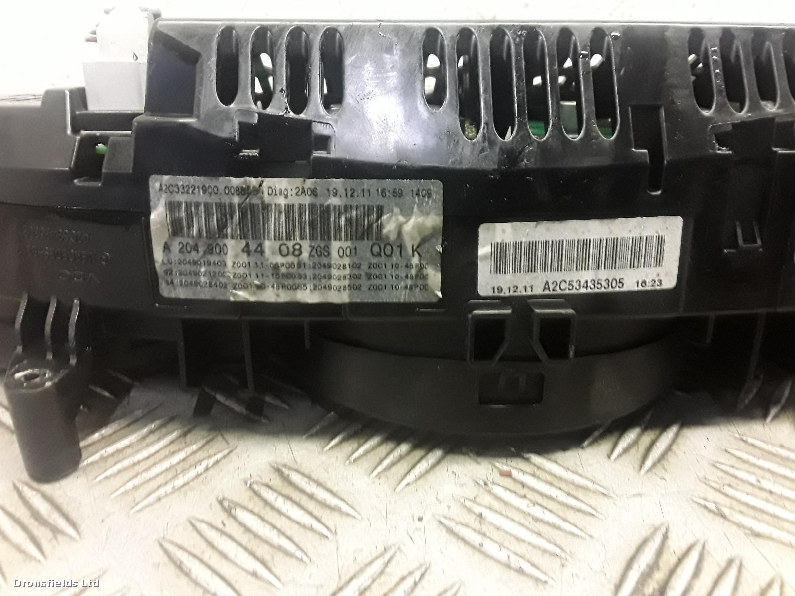 View Auto part Speedometer Mercedes C Class 2012