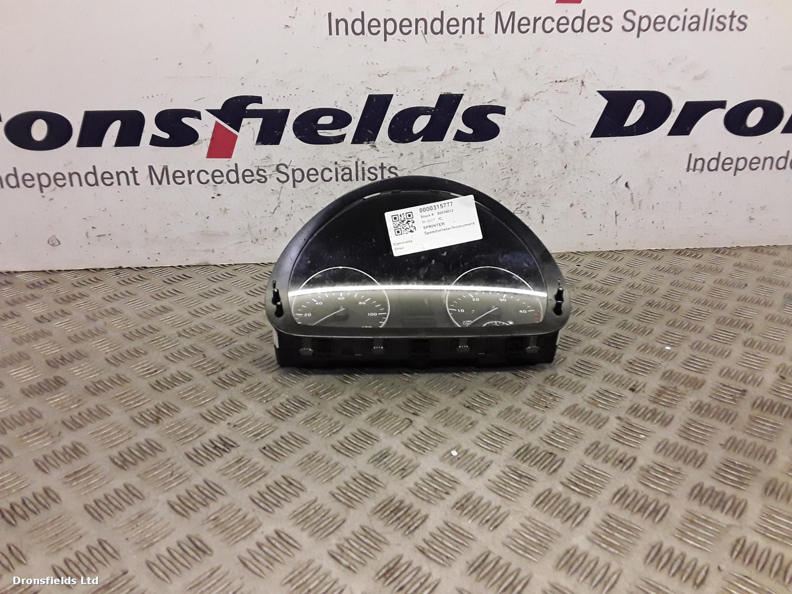 View Auto part Speedometer Mercedes Sprinter 2017