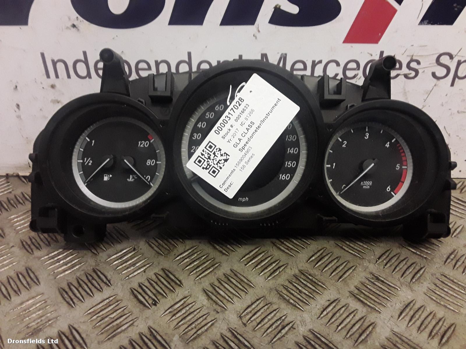 View Auto part Speedometer Mercedes Gla Class 2017