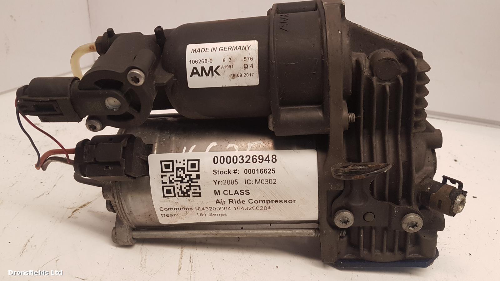 View Auto part Air Ride Compressor Mercedes M Class 2005