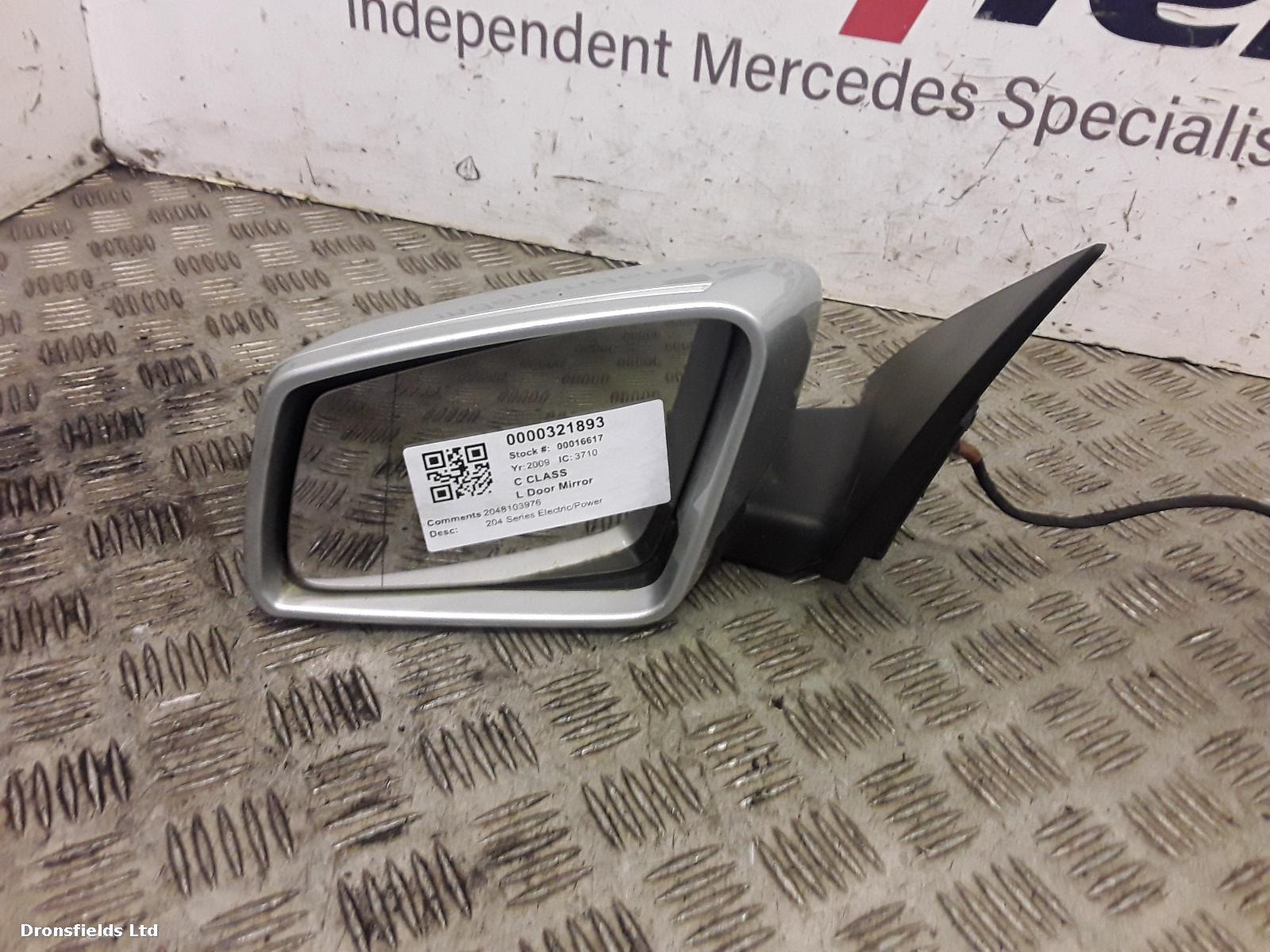 View Auto part L Door Mirror Mercedes C Class 2009