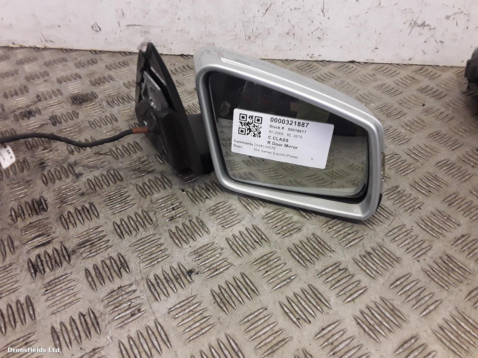 View Auto part R Door Mirror Mercedes C Class 2009