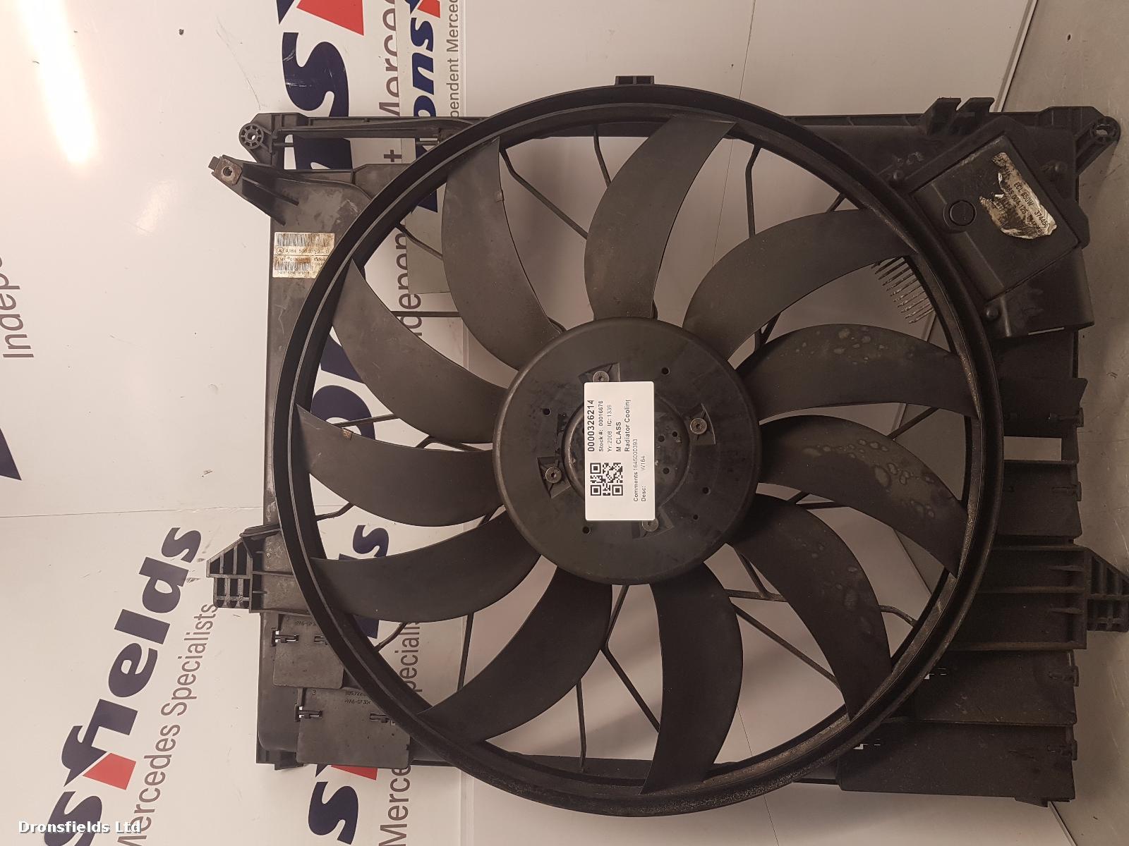 View Auto part Engine Cooling Motor Mercedes M Class 2008