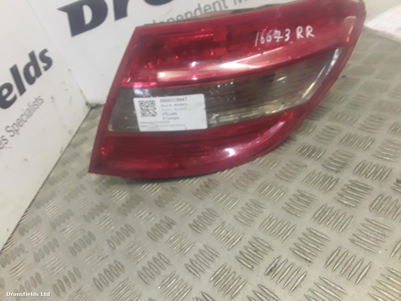 View Auto part R Taillight Mercedes C Class 2010
