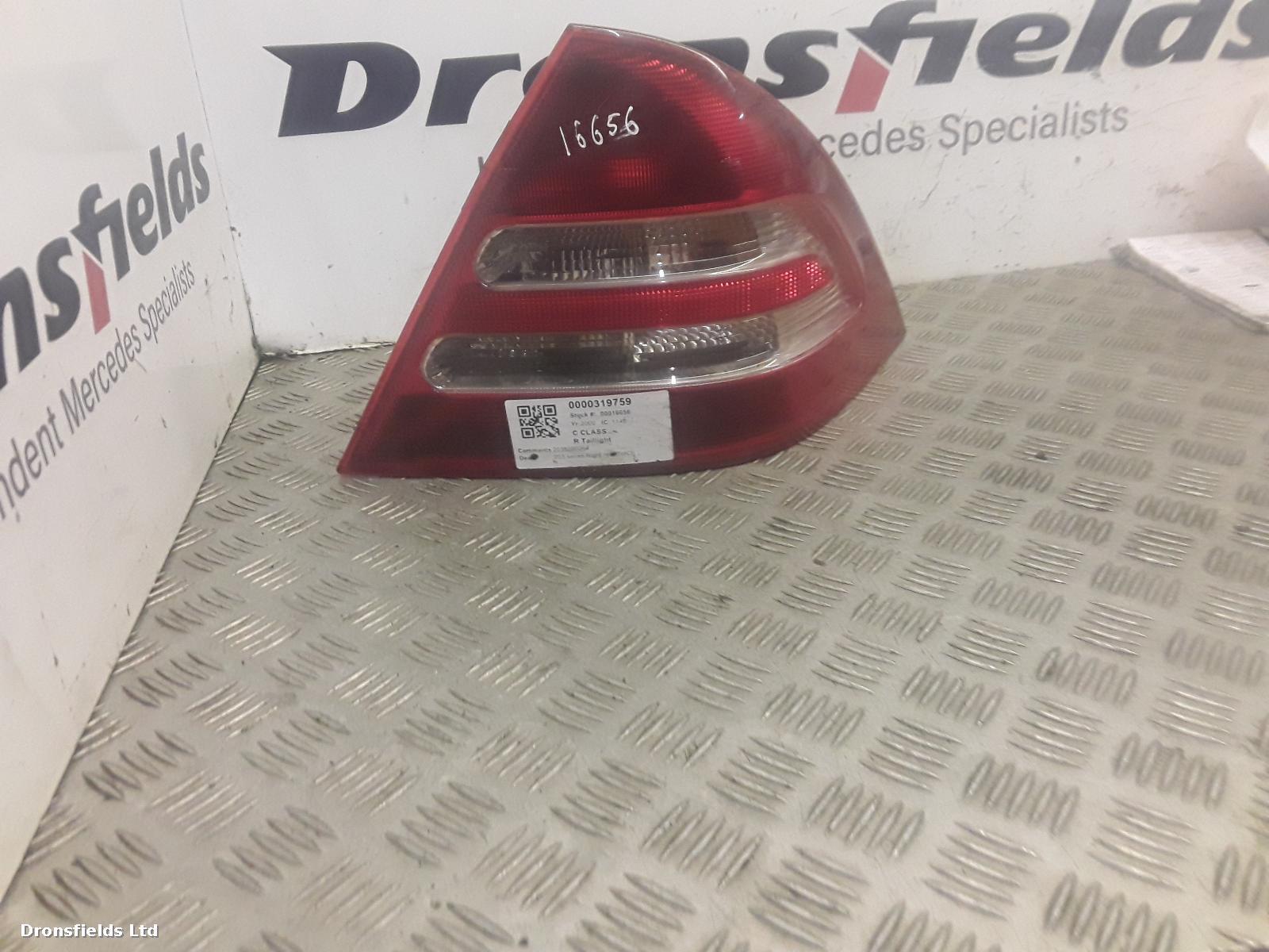 View Auto part R Taillight Mercedes C Class 2000