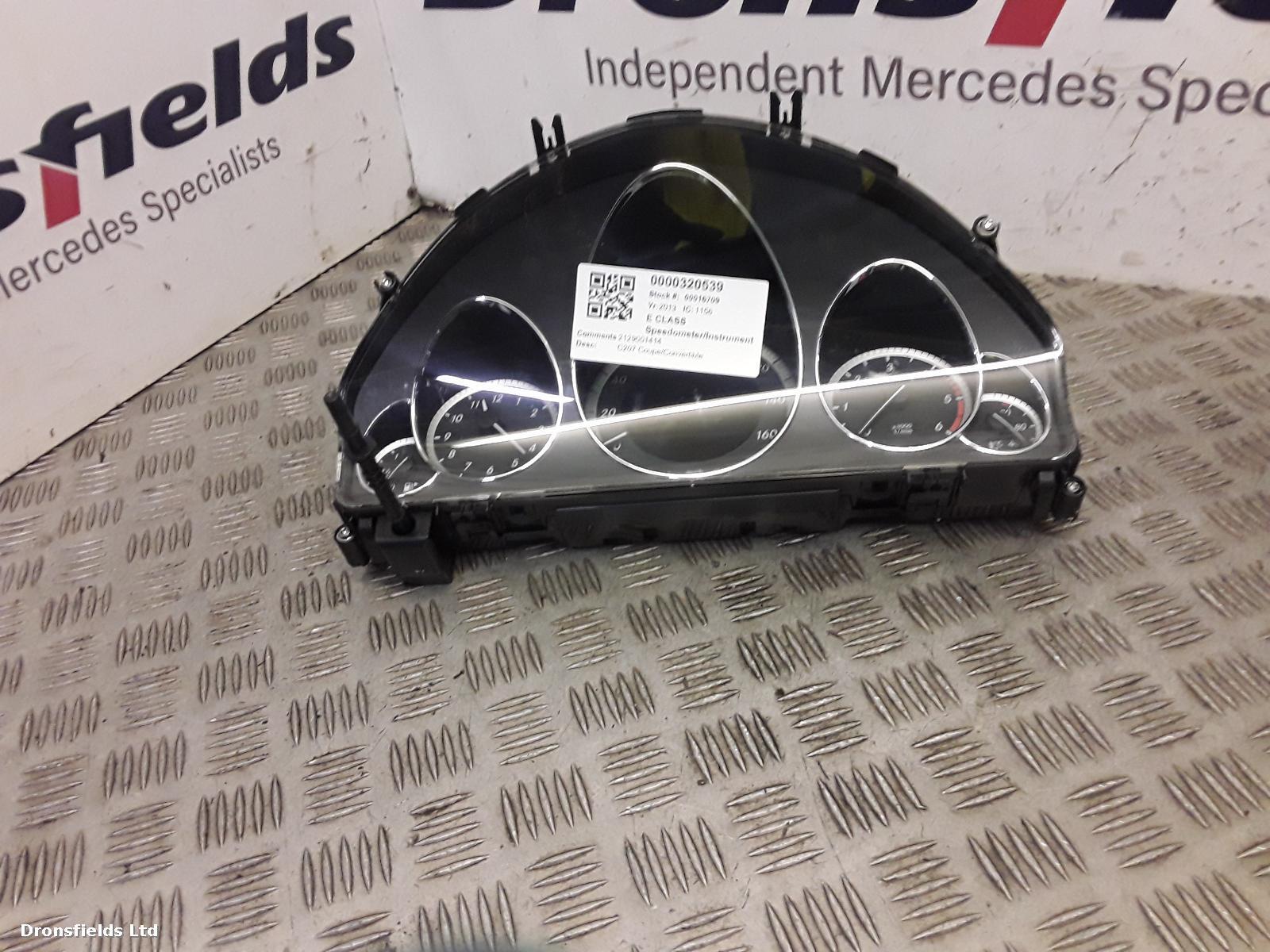 View Auto part Speedometer Mercedes E Class 2013