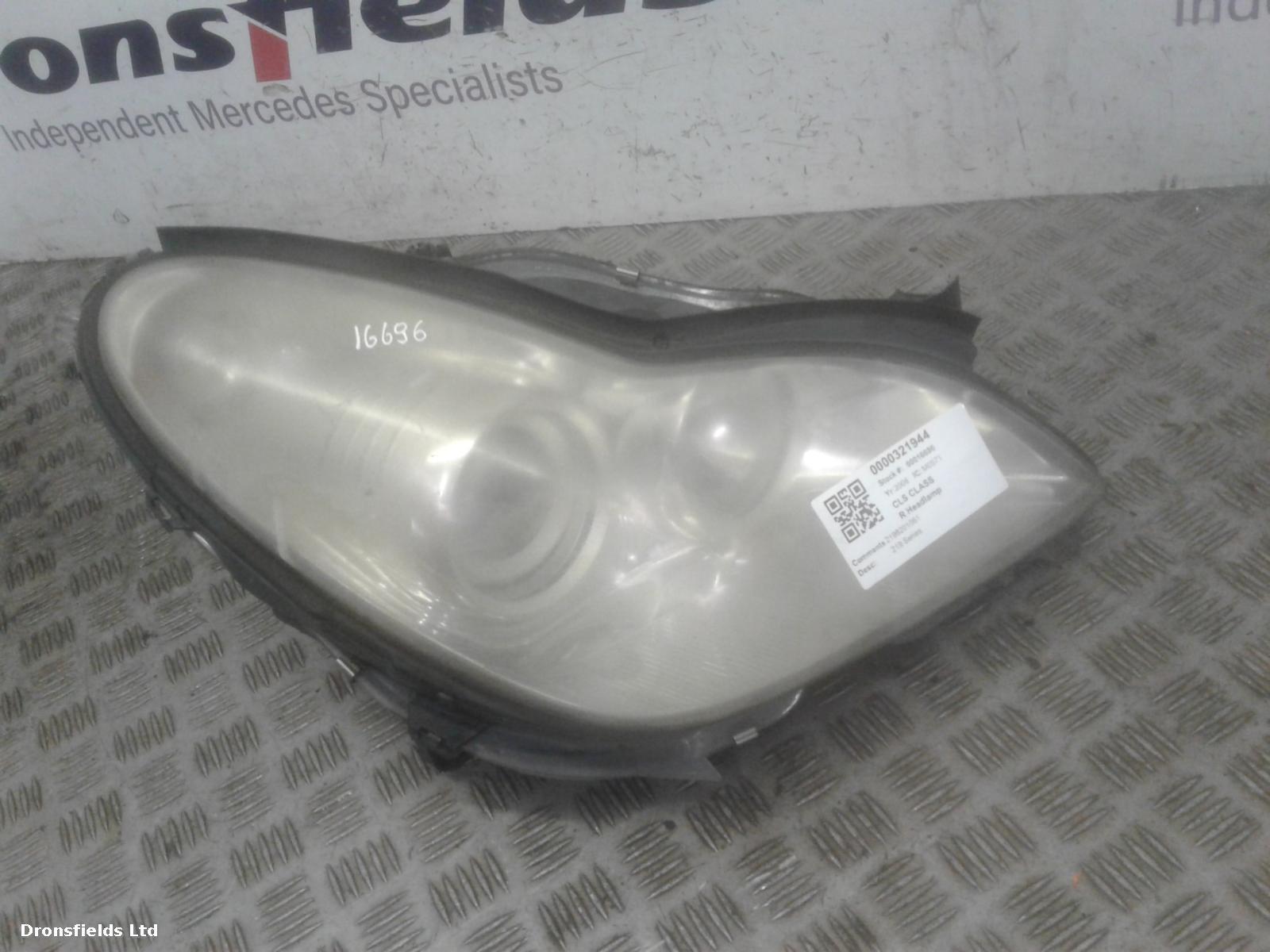 View Auto part R Headlamp Mercedes Cls Class 2008