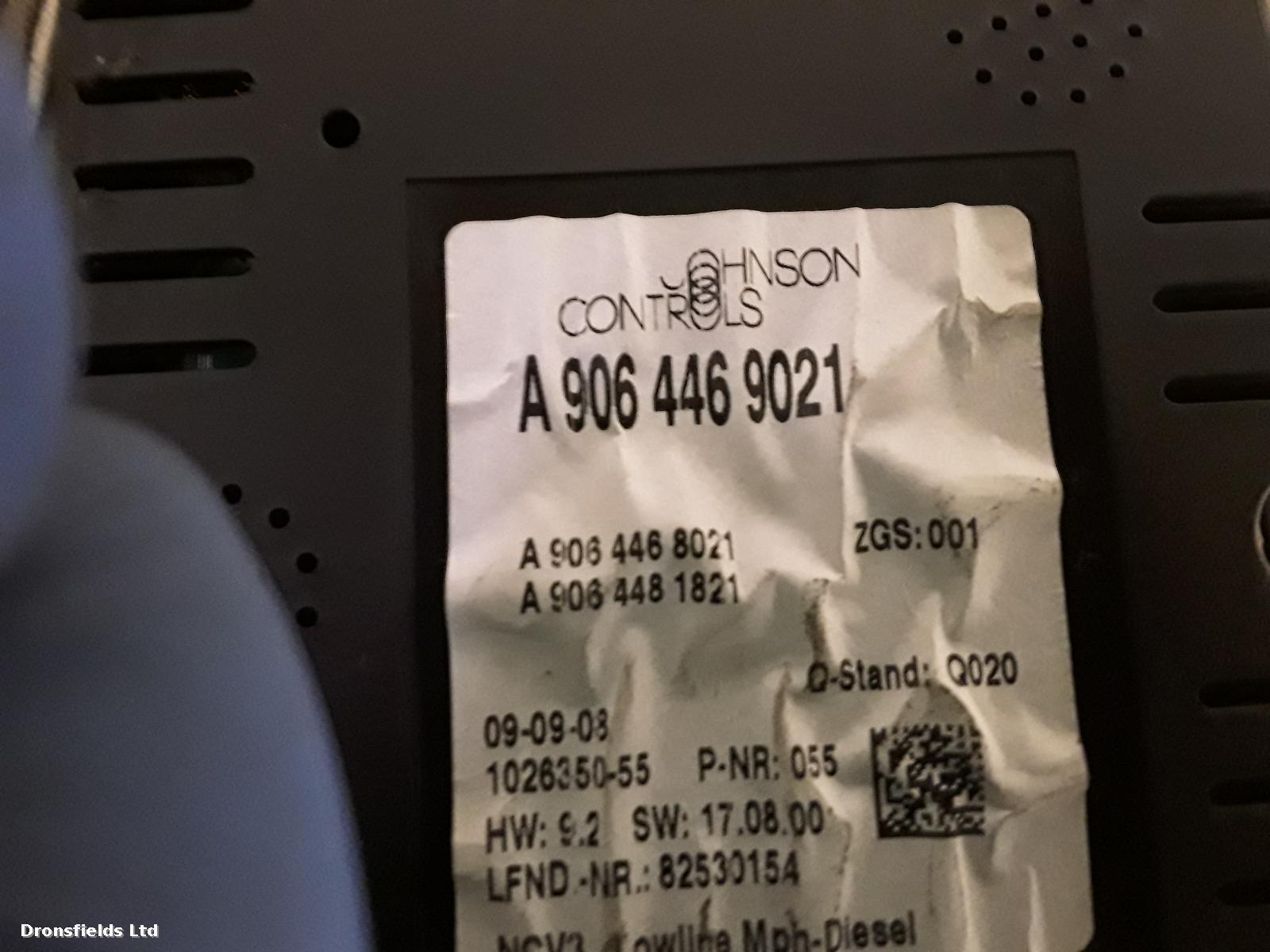 View Auto part Speedometer Mercedes Sprinter 2009