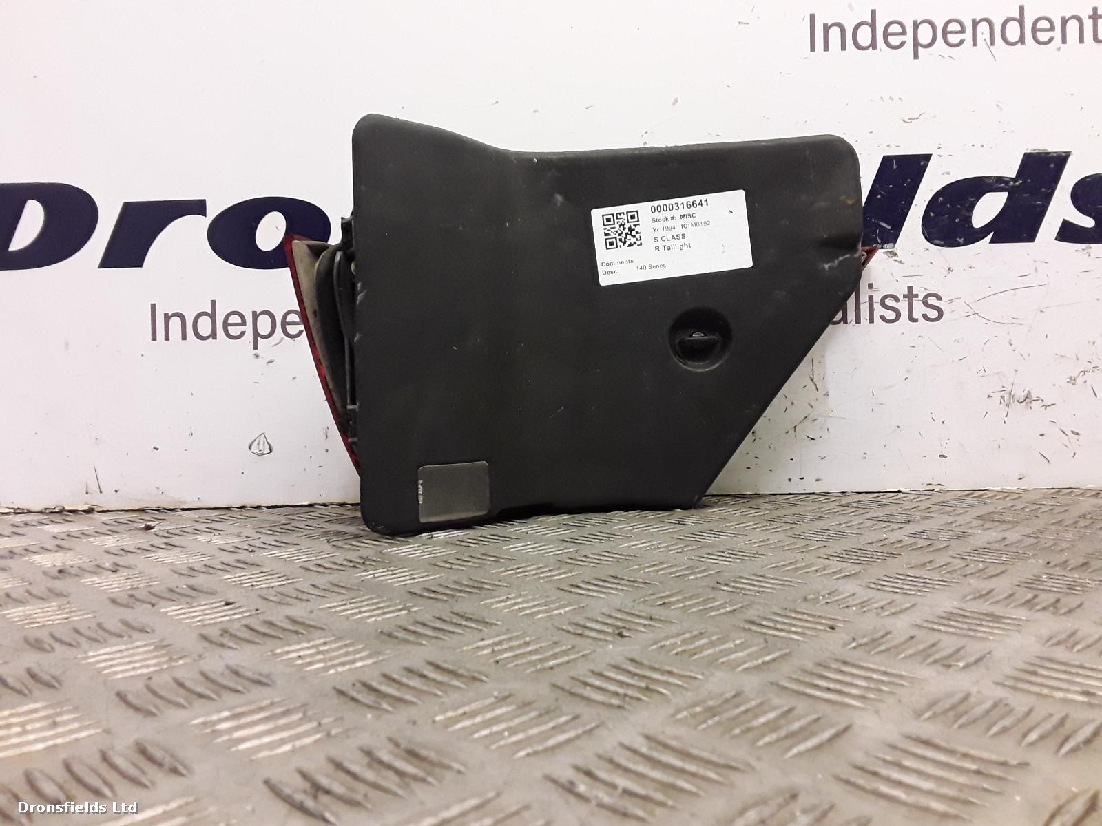 View Auto part R Taillight Mercedes S Class 1994