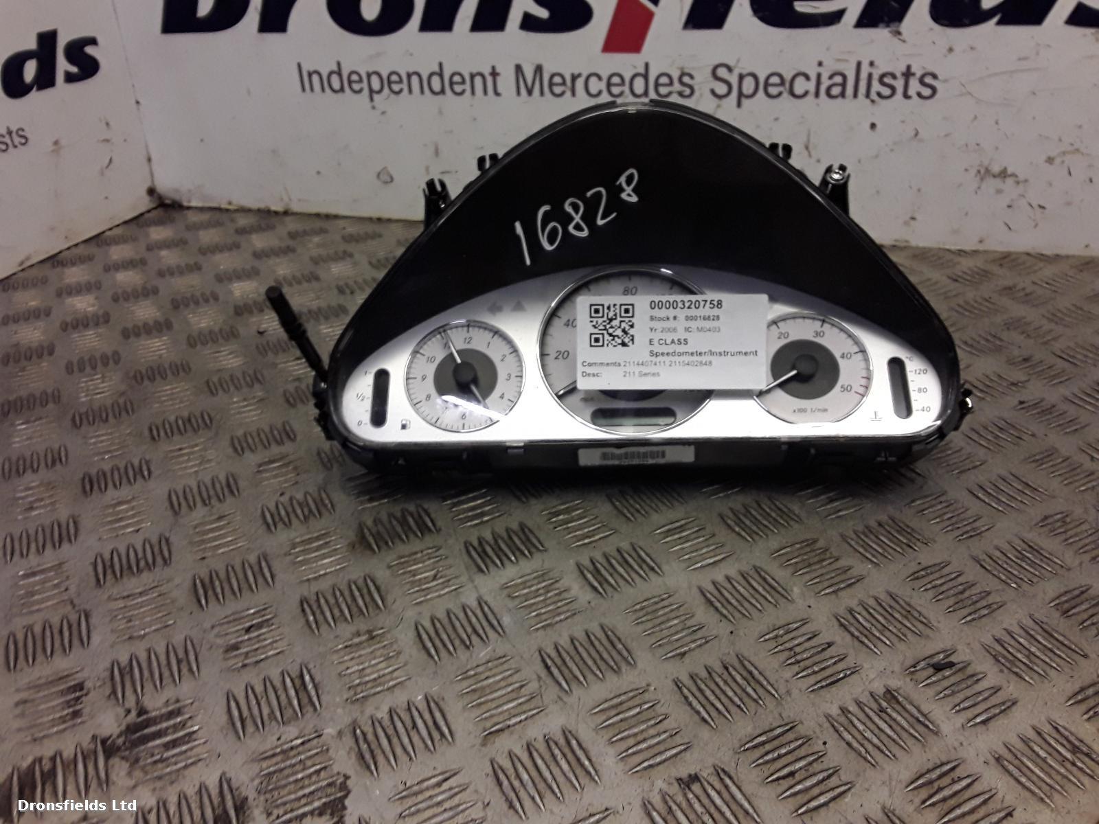 View Auto part Speedometer Mercedes E Class 2006