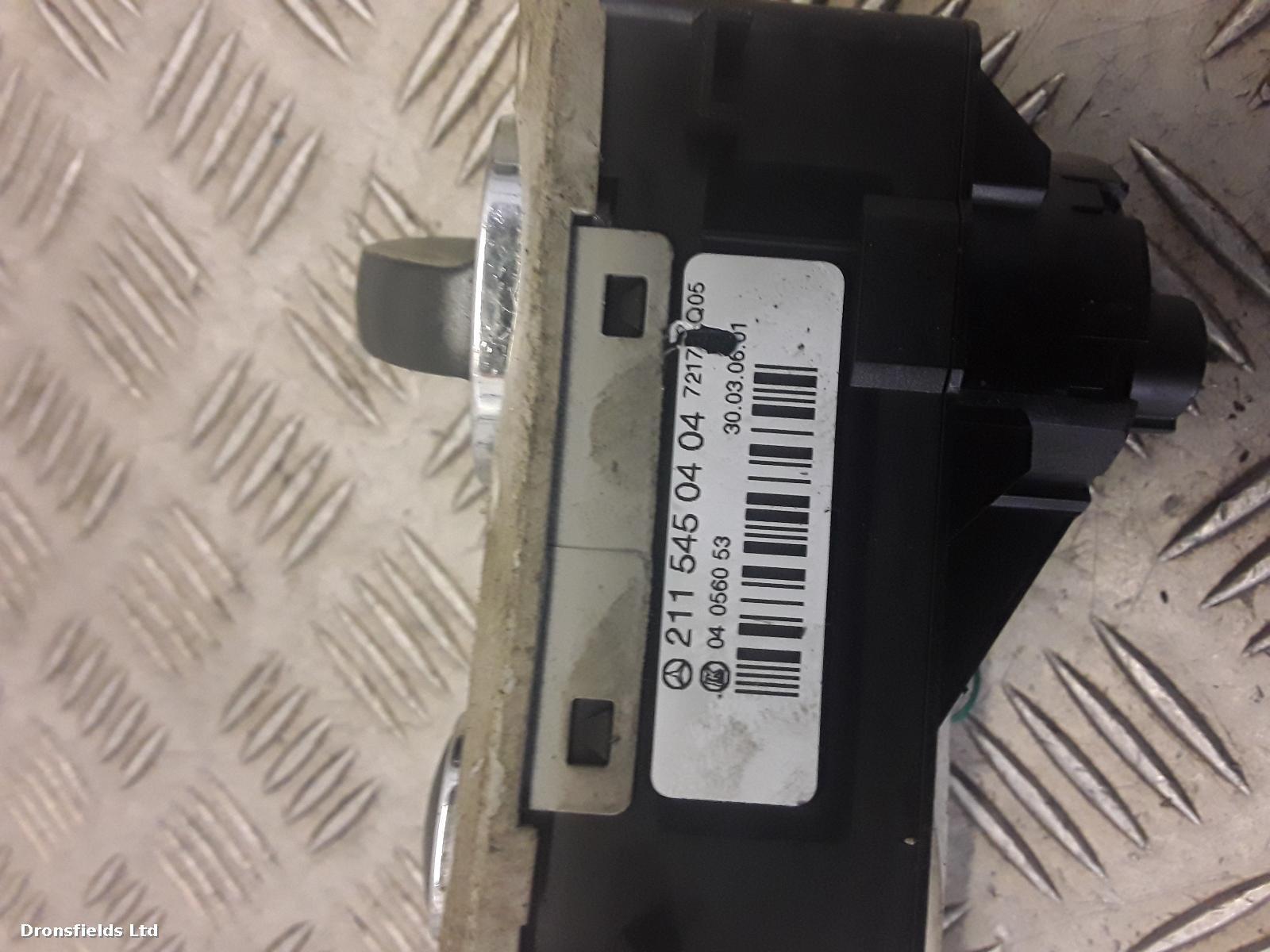View Auto part Headlight Switch Mercedes E Class 2006