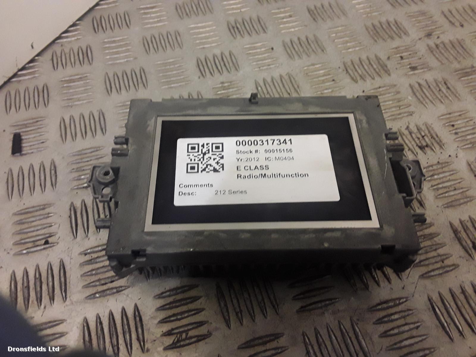 View Auto part Radio Display Mercedes E Class 2012