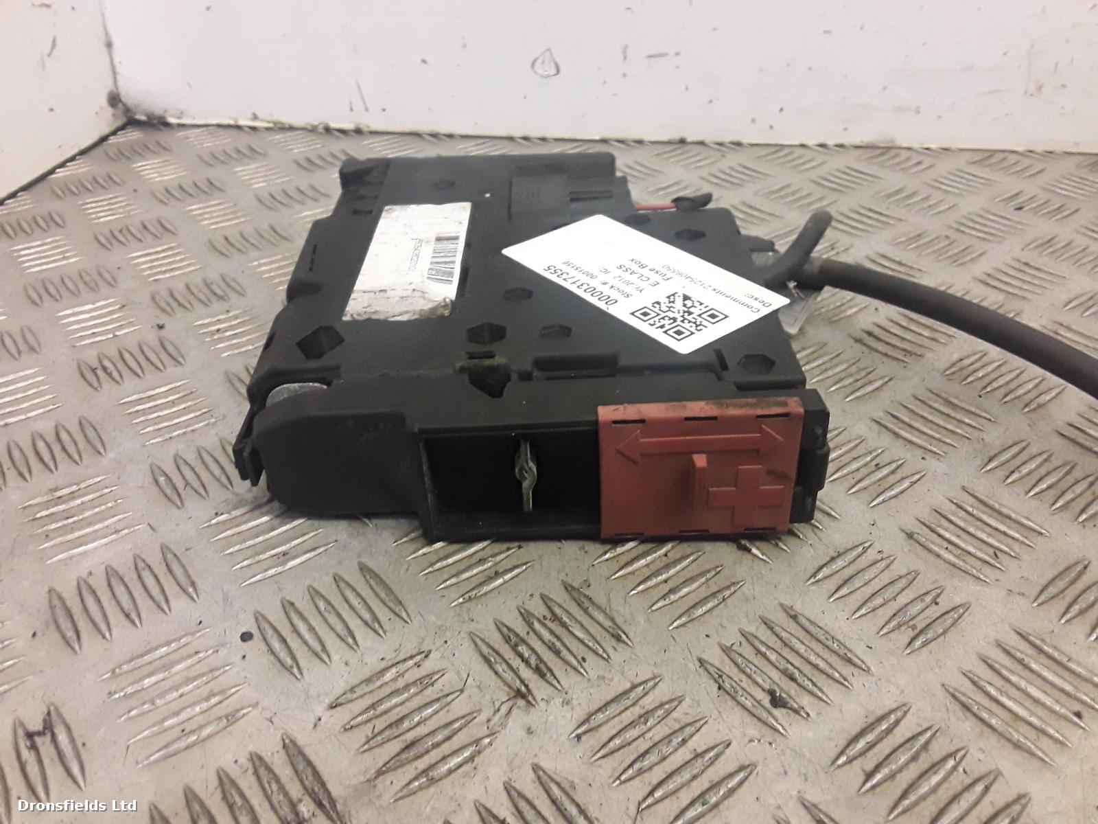 View Auto part Fuse Box Mercedes E Class 2012